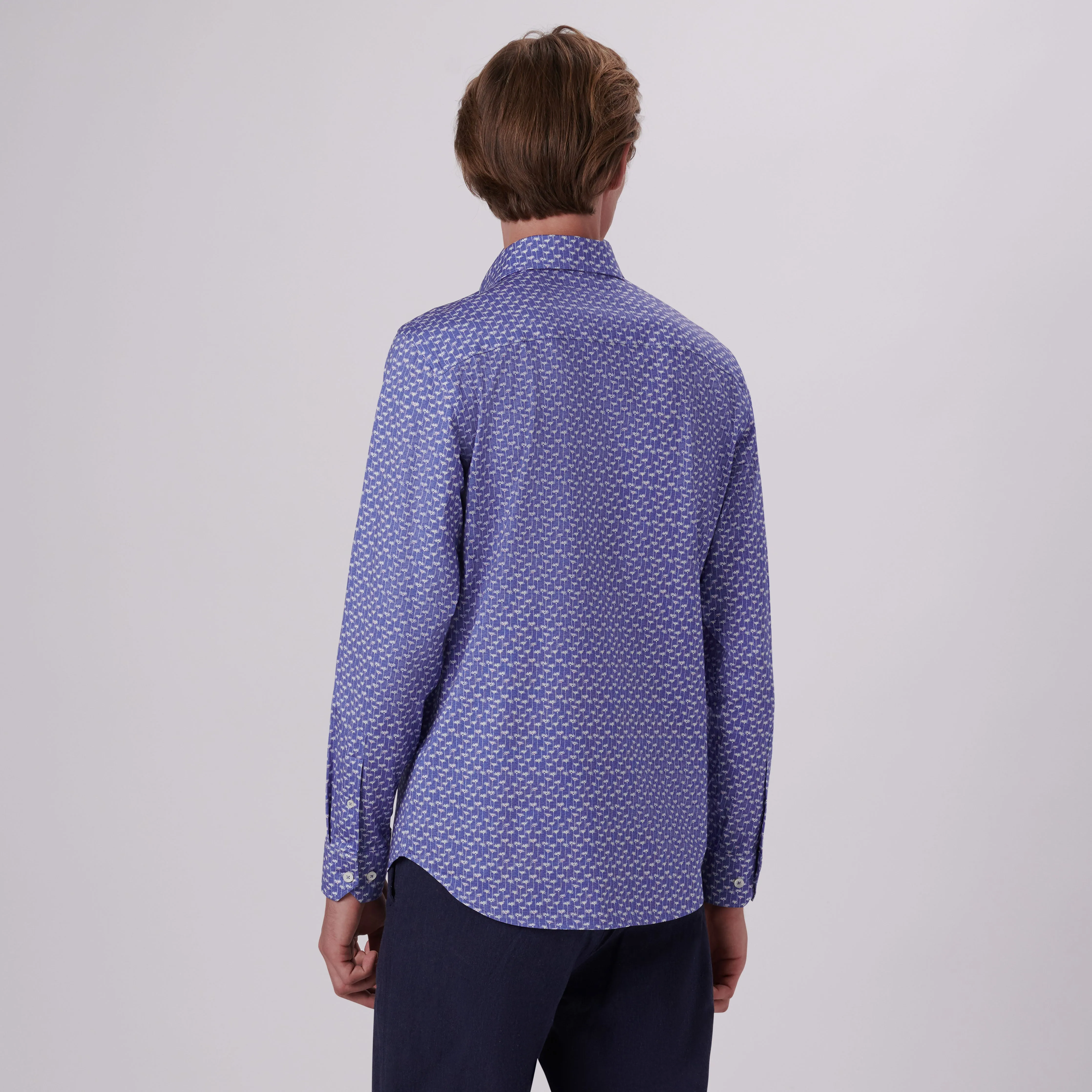 James Floral Print OoohCotton Shirt sold by Bugatchi product image thumbnail 4