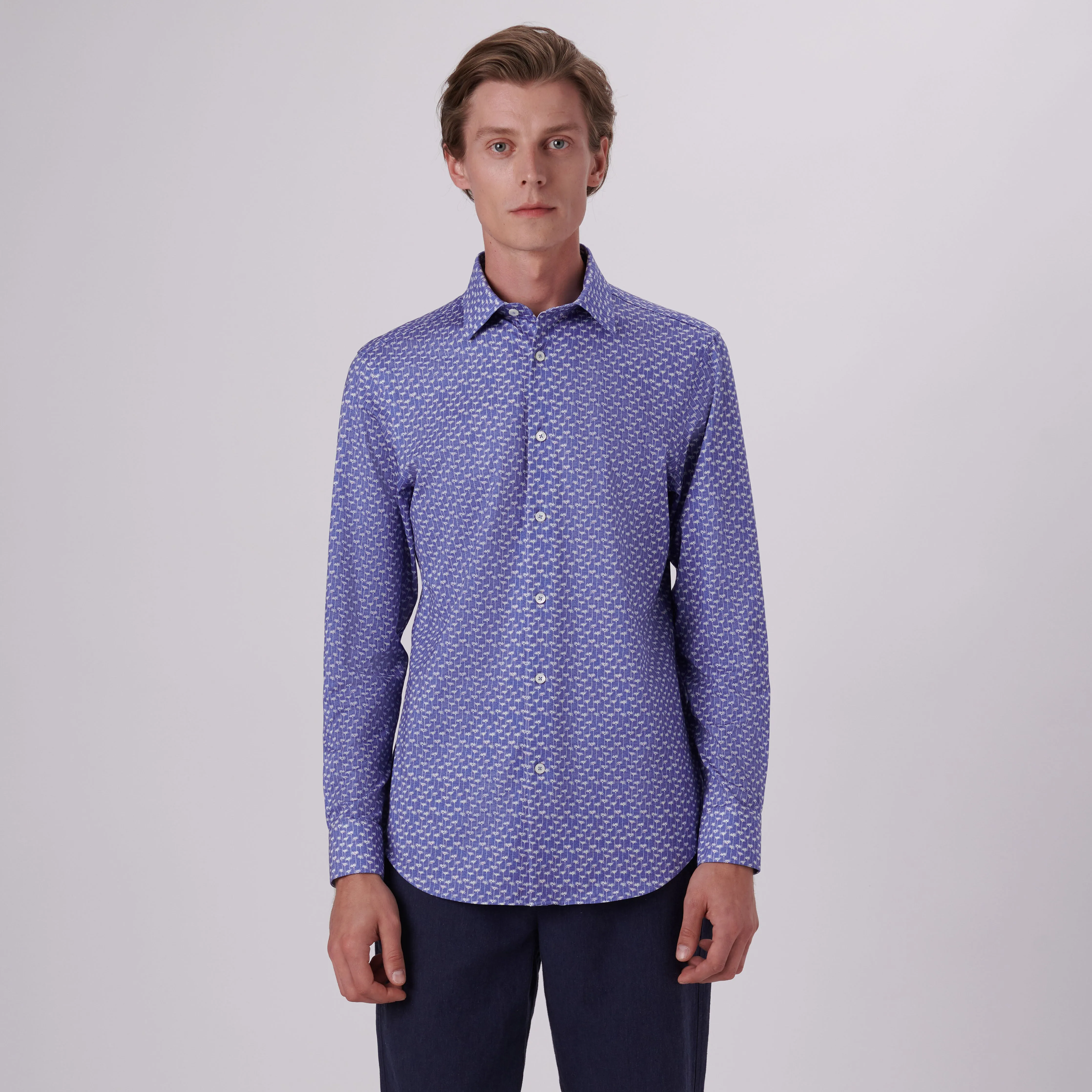 James Floral Print OoohCotton Shirt sold by Bugatchi product image thumbnail 2