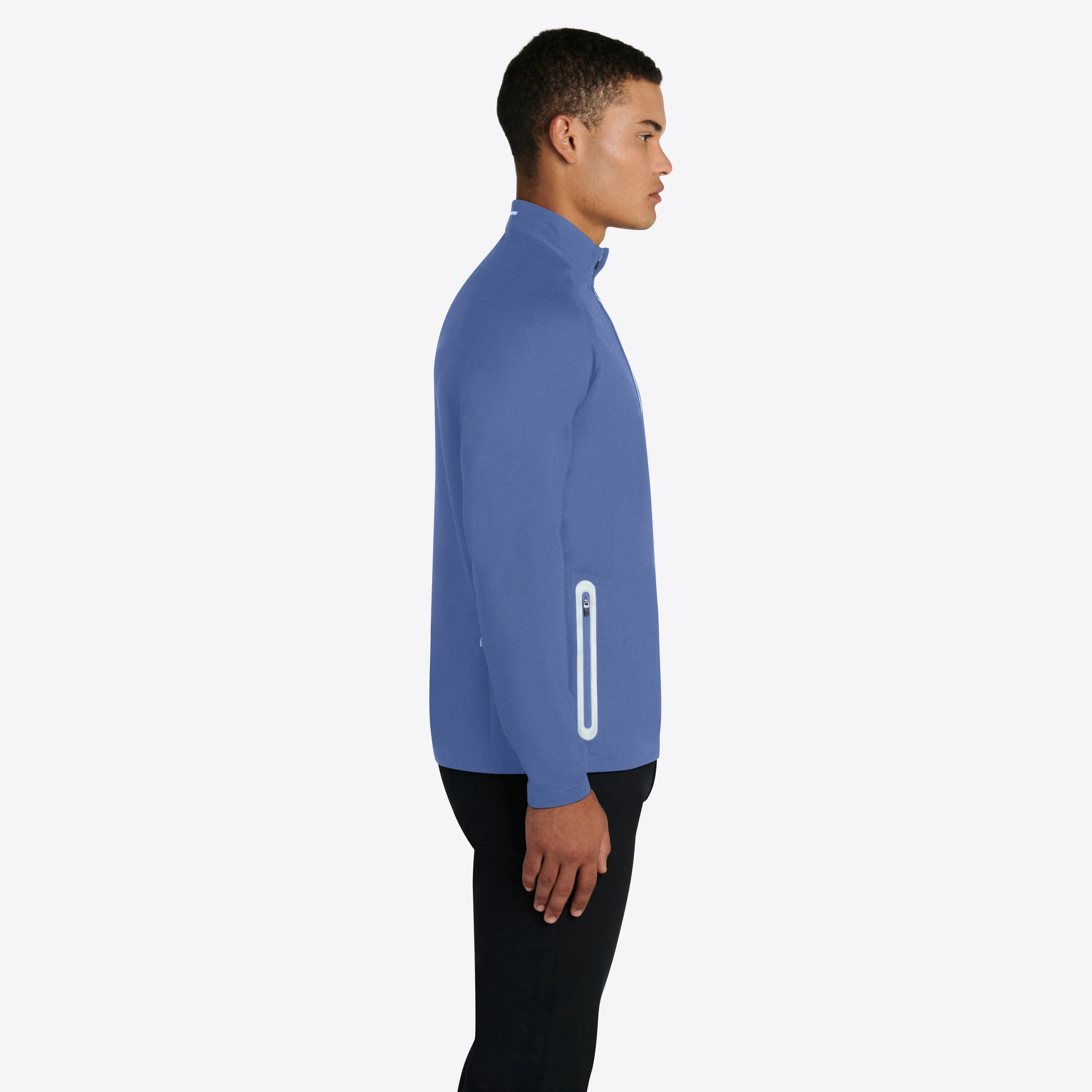 Solid Quarter Zip Mock Neck Pullover sold by Bugatchi product image thumbnail 4