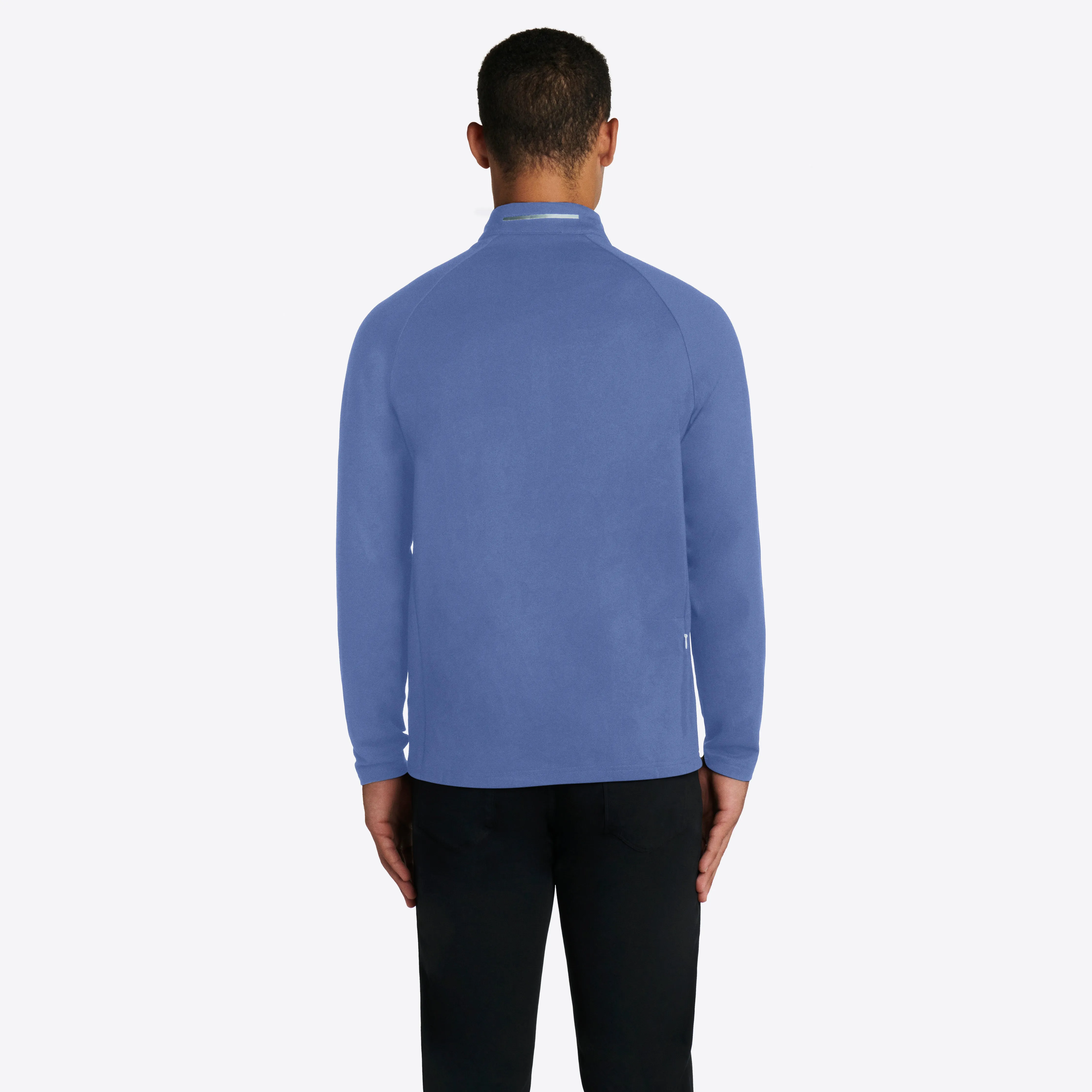 Solid Quarter Zip Mock Neck Pullover sold by Bugatchi product image thumbnail 5