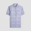 Victor Leaf Print OoohCotton Polo sold by Bugatchi