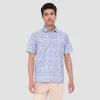 Victor Leaf Print OoohCotton Polo sold by Bugatchi