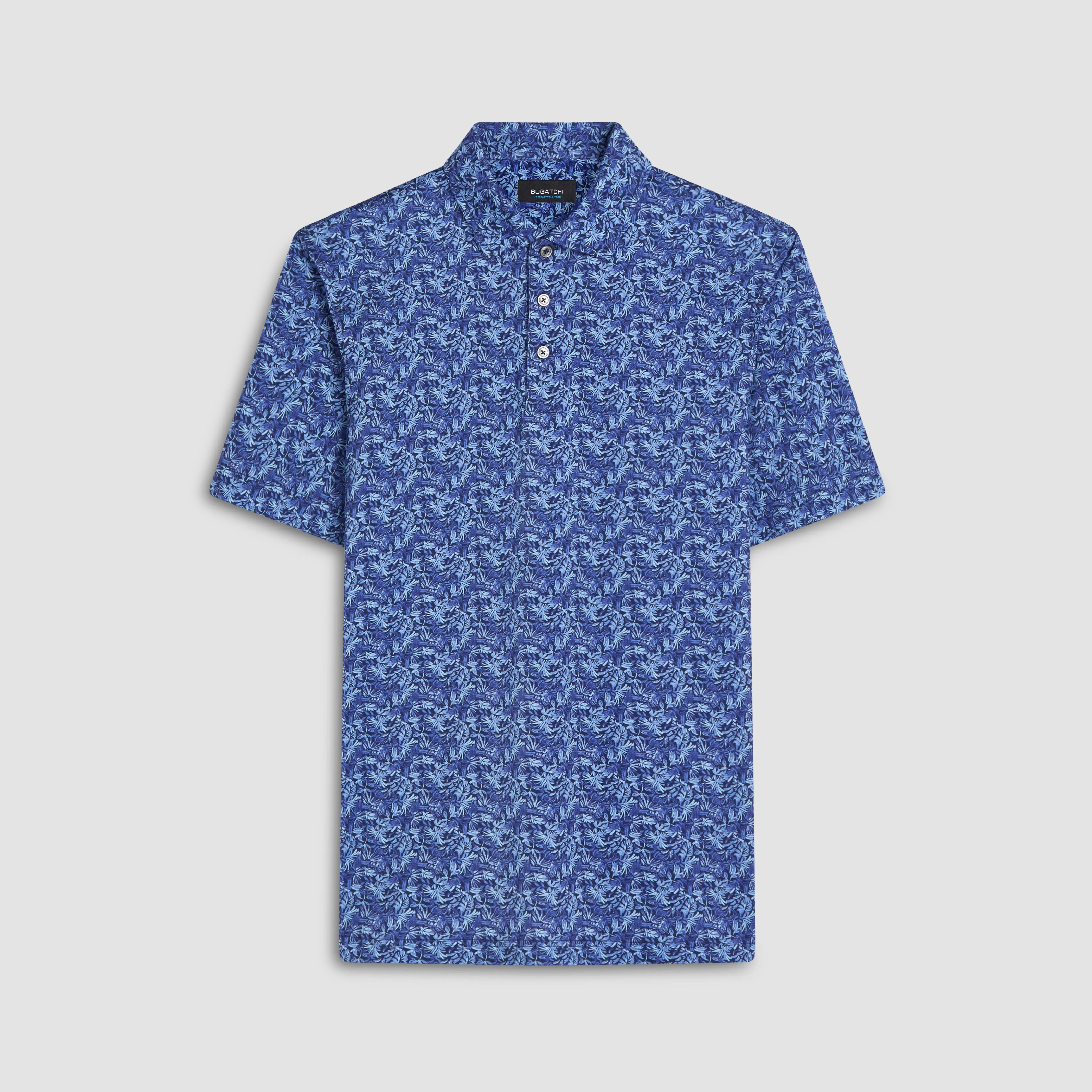Victor Leaf Print OoohCotton Polo sold by Bugatchi