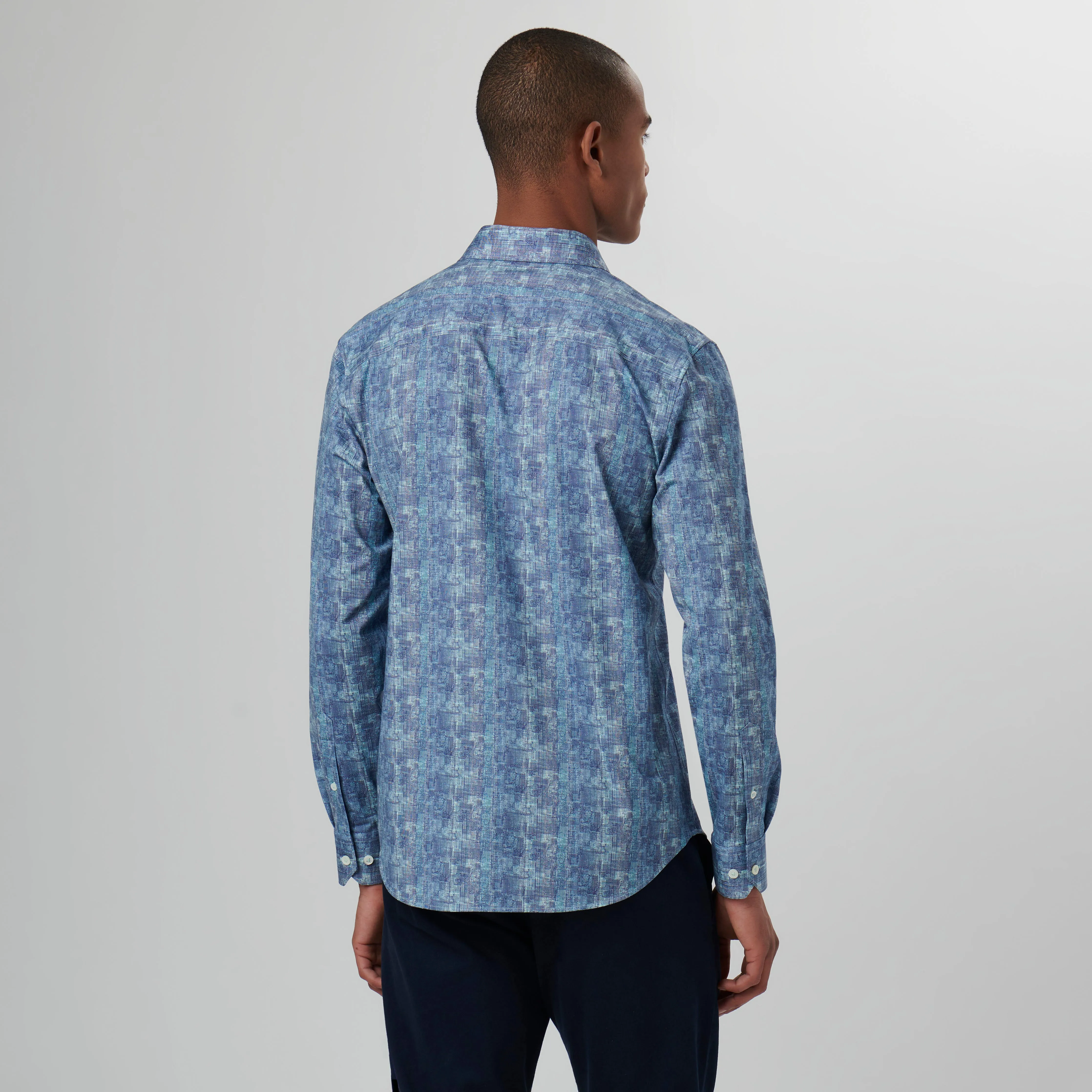 James Abstract OoohCotton Shirt sold by Bugatchi product image thumbnail 4