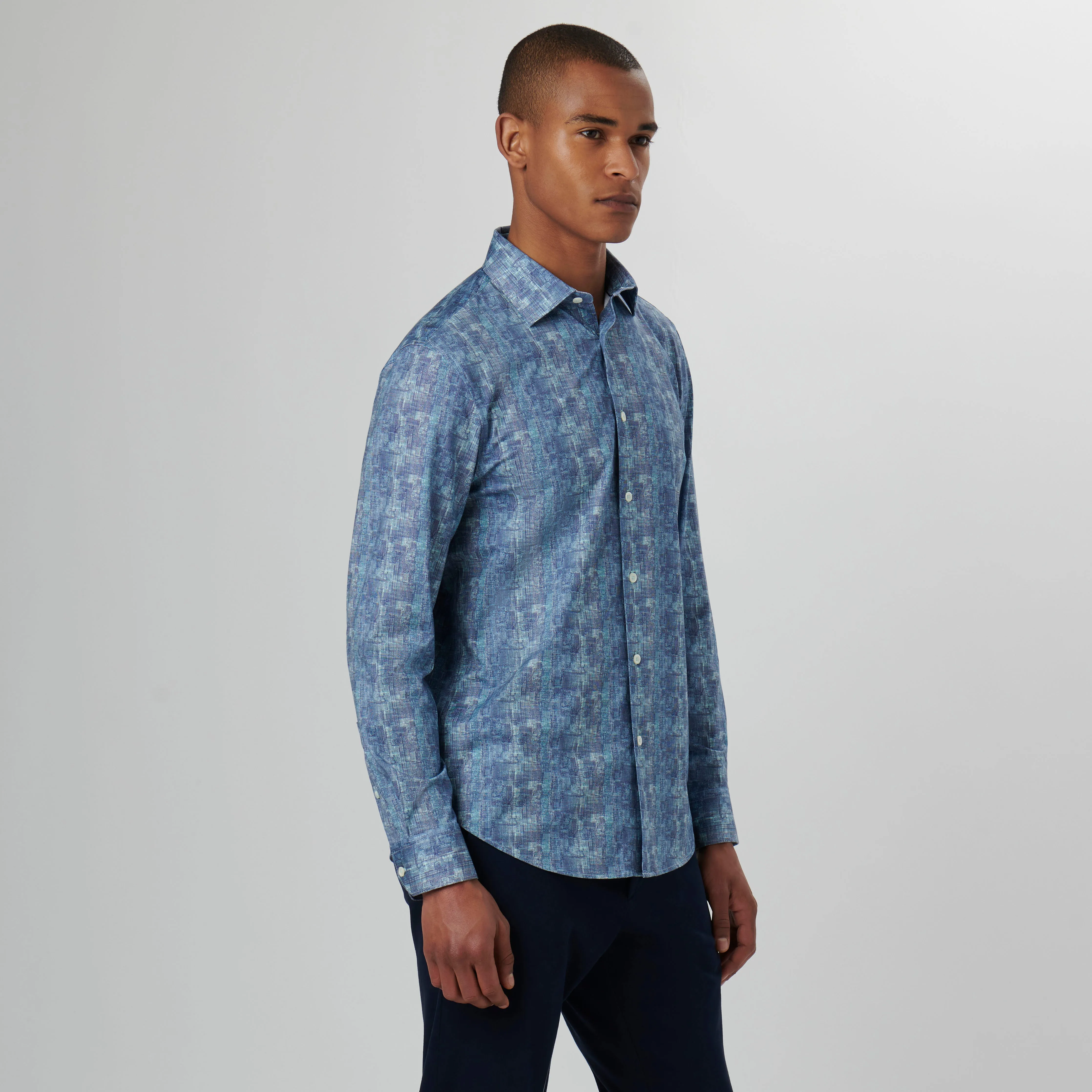 James Abstract OoohCotton Shirt sold by Bugatchi product image thumbnail 3