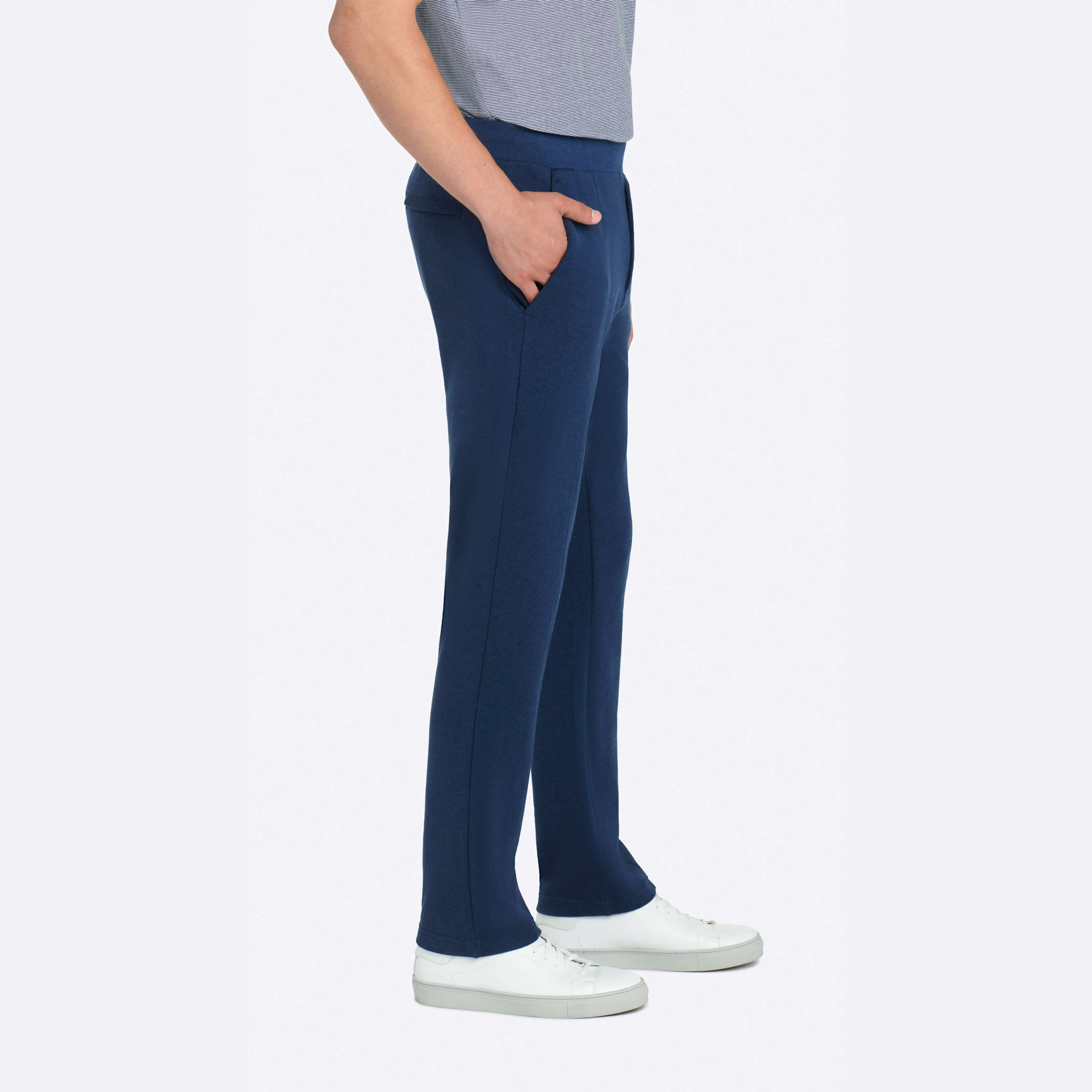 Comfort Solid Heather Drawstring Pant sold by Bugatchi product image thumbnail 3