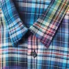 Plaid Check Cotton Shirt sold by Bugatchi