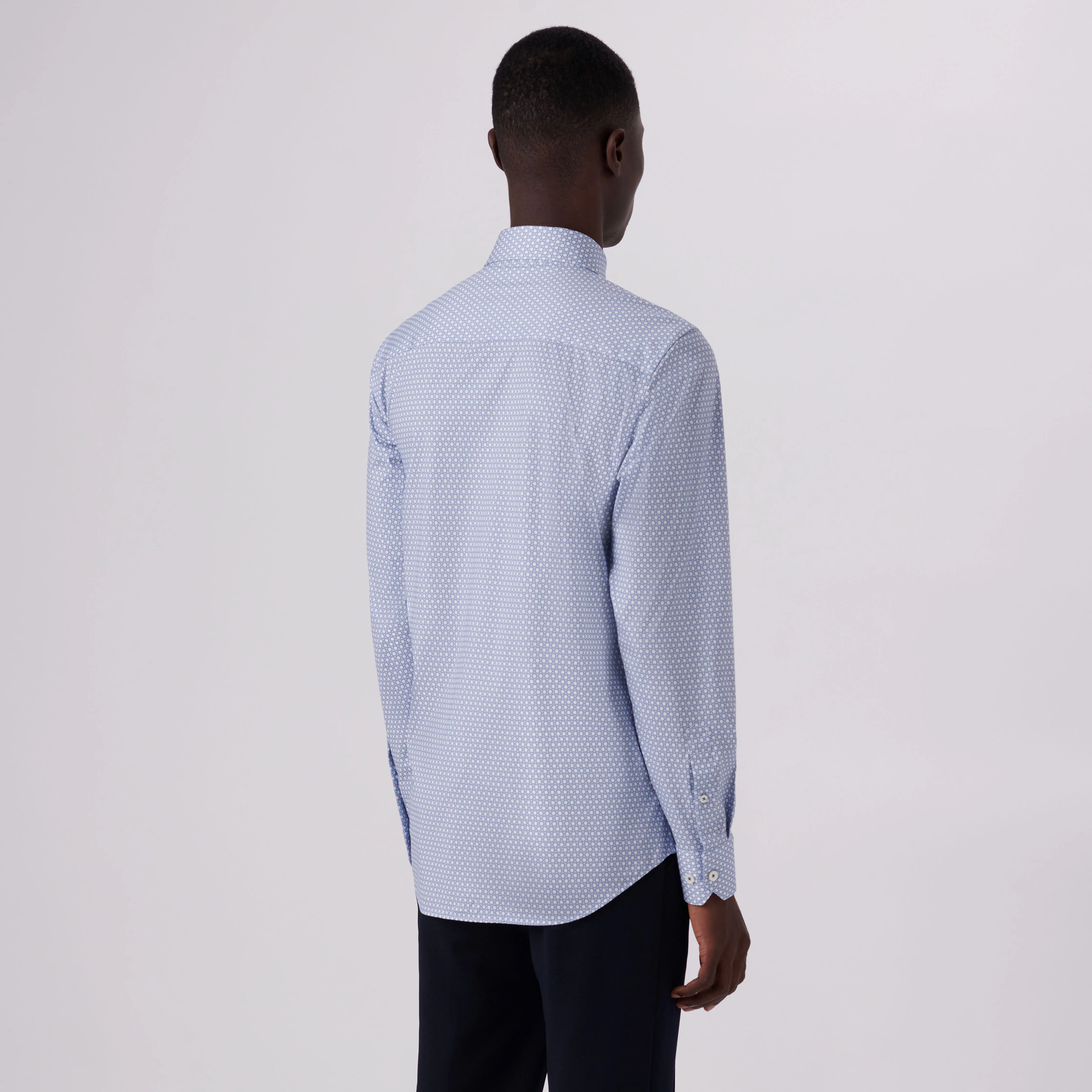 James Mandala Print OoohCotton Shirt sold by Bugatchi product image thumbnail 4