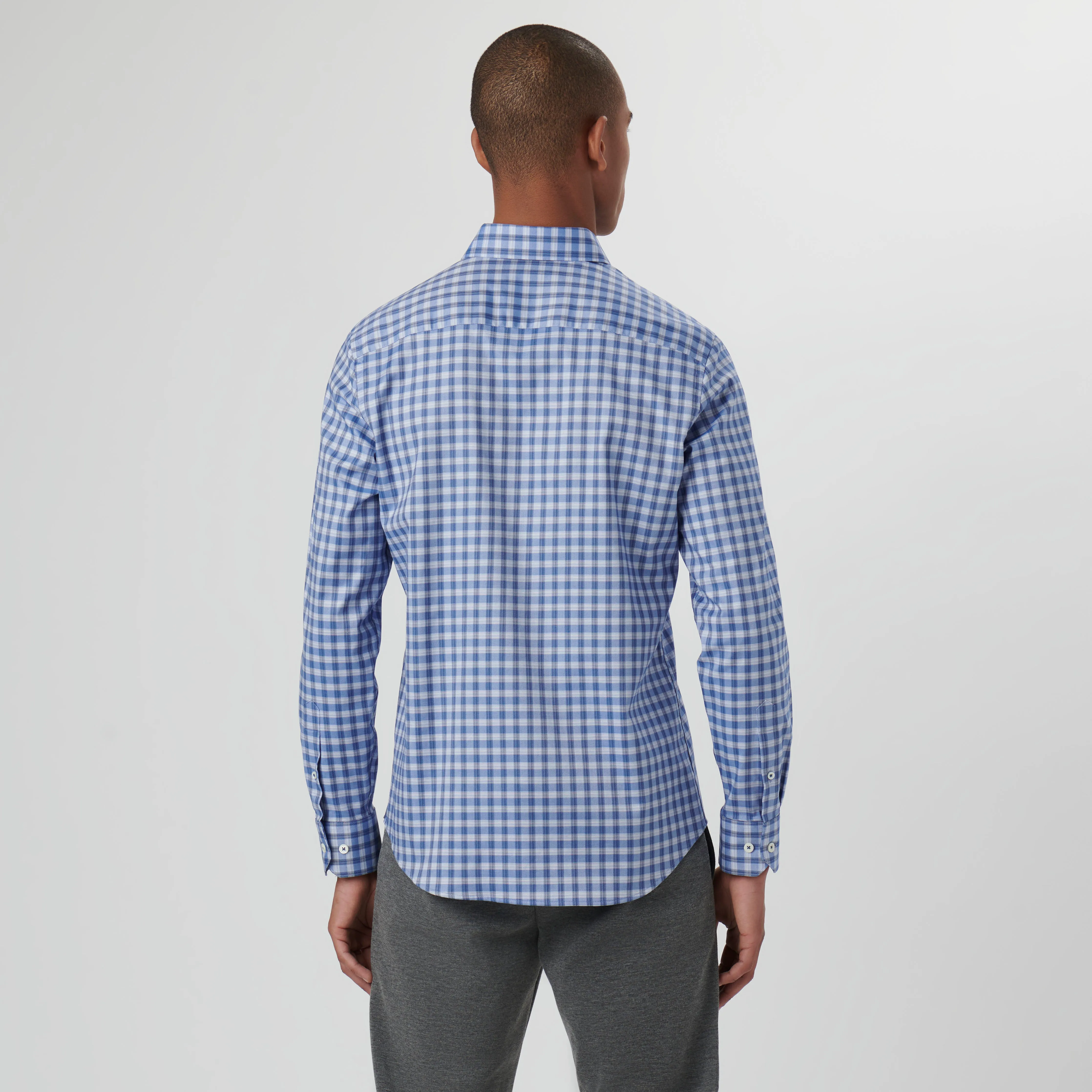 Karl Checkered Shirt sold by Bugatchi product image thumbnail 4