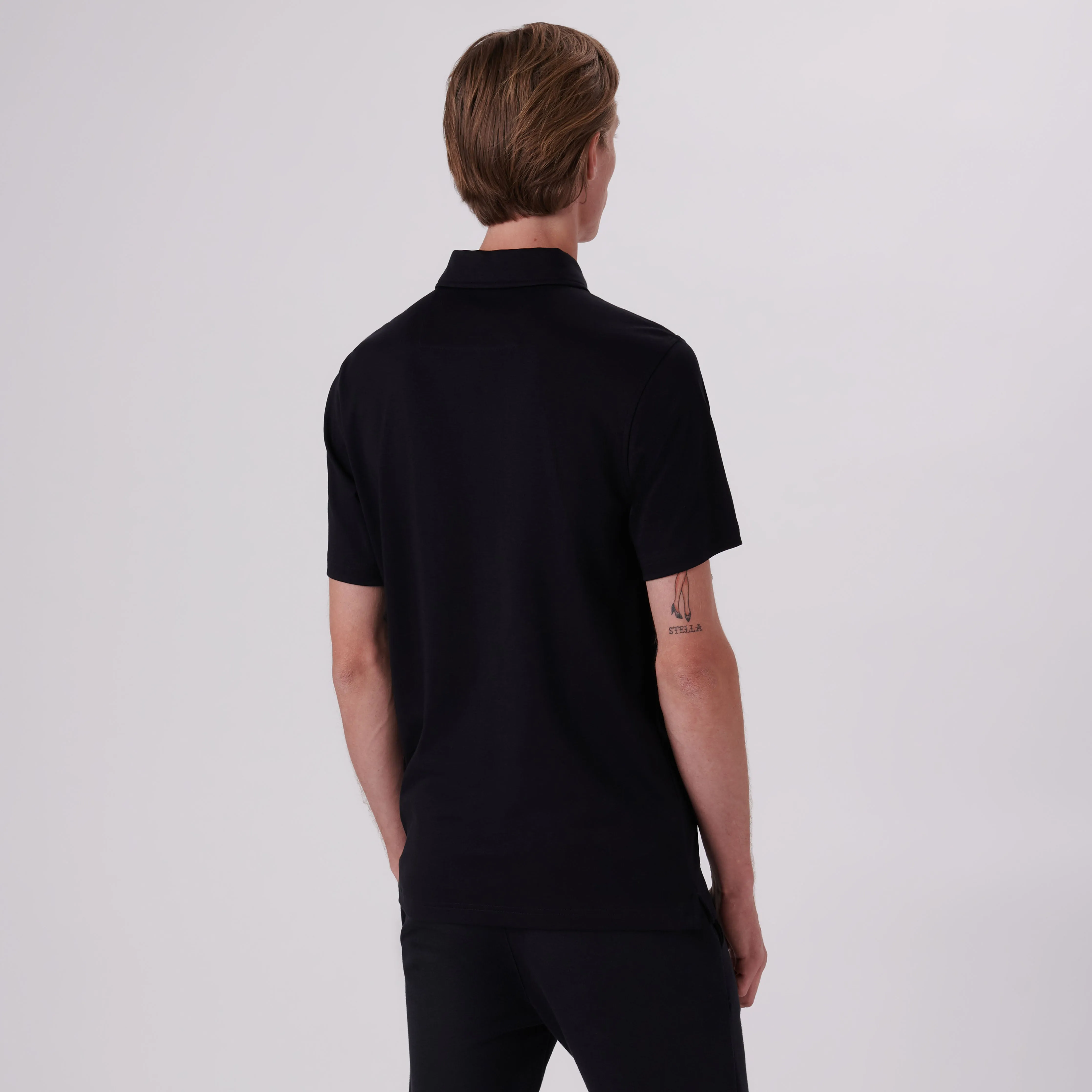 Hendrix Solid Polo Shirt sold by Bugatchi product image thumbnail 4