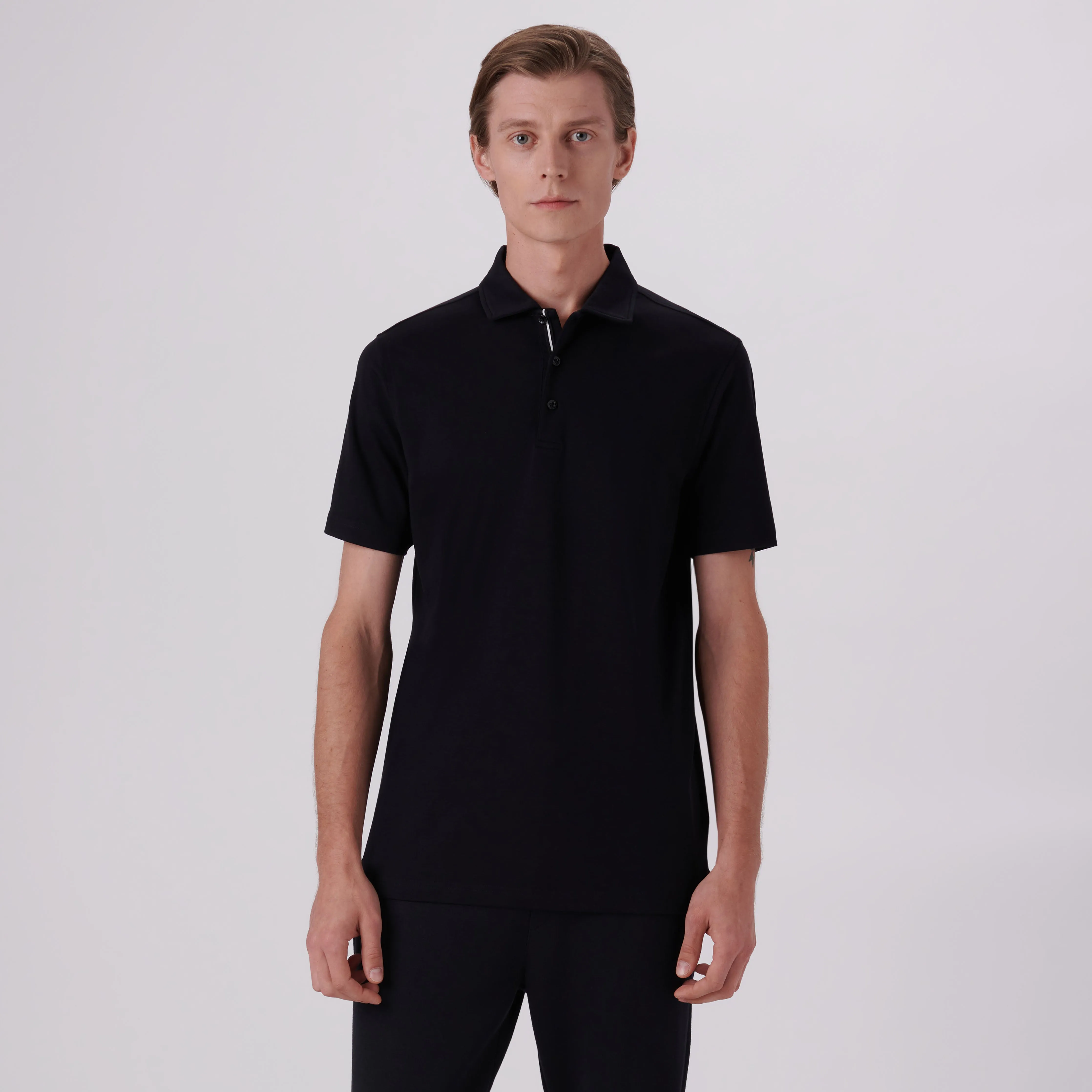 Hendrix Solid Polo Shirt sold by Bugatchi product image thumbnail 2