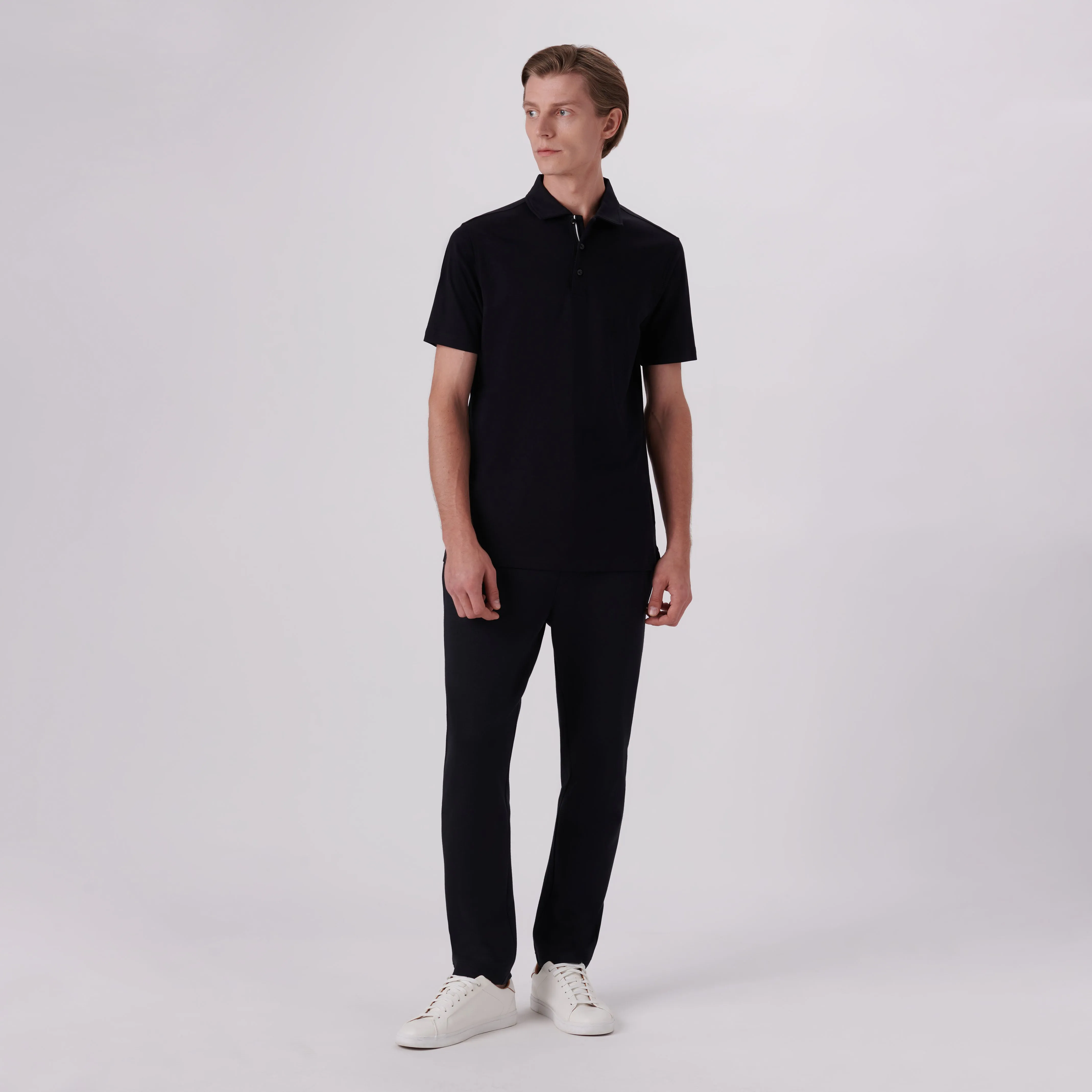 Hendrix Solid Polo Shirt sold by Bugatchi product image thumbnail 5