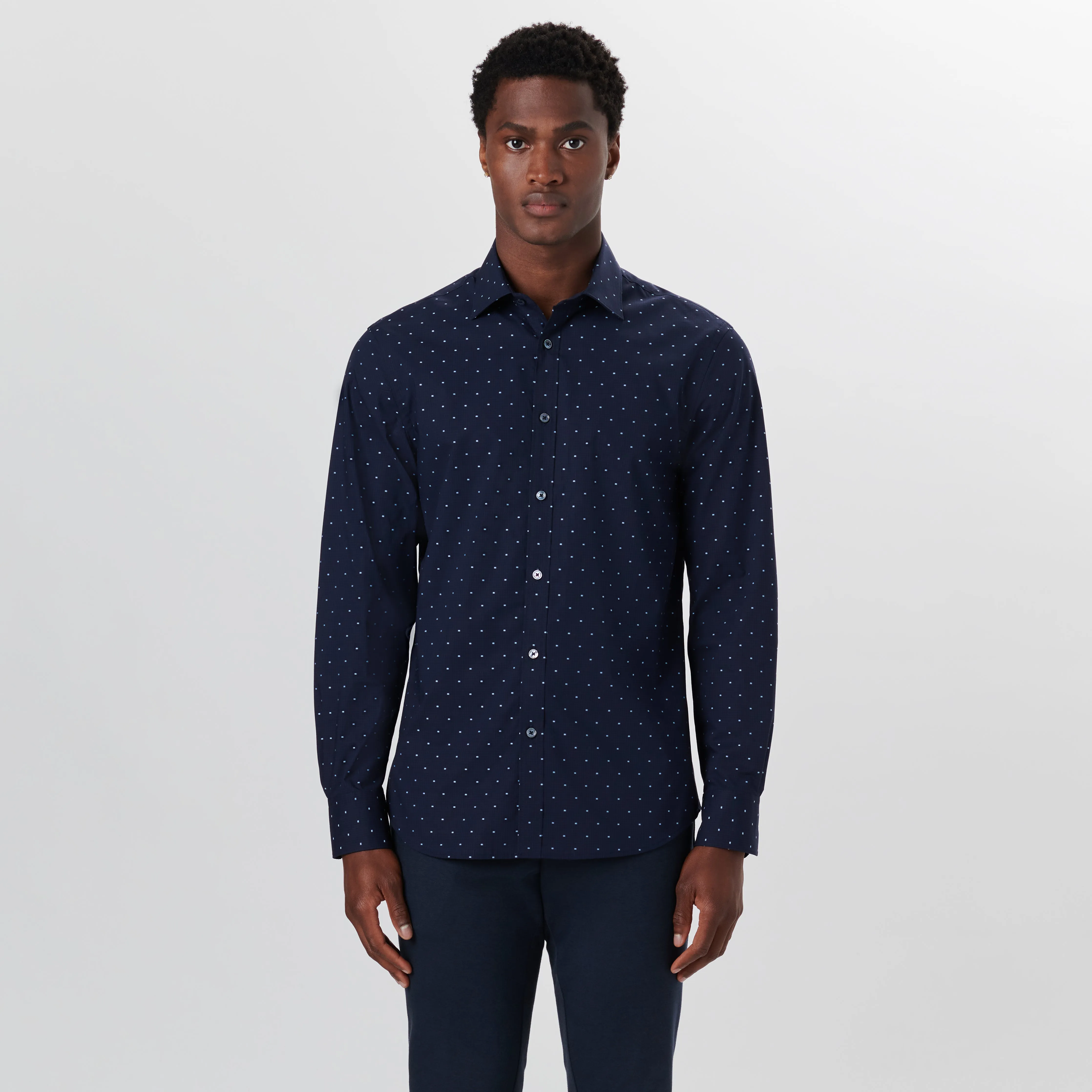 JULIAN Pin Check Shirt sold by Bugatchi product image thumbnail 2