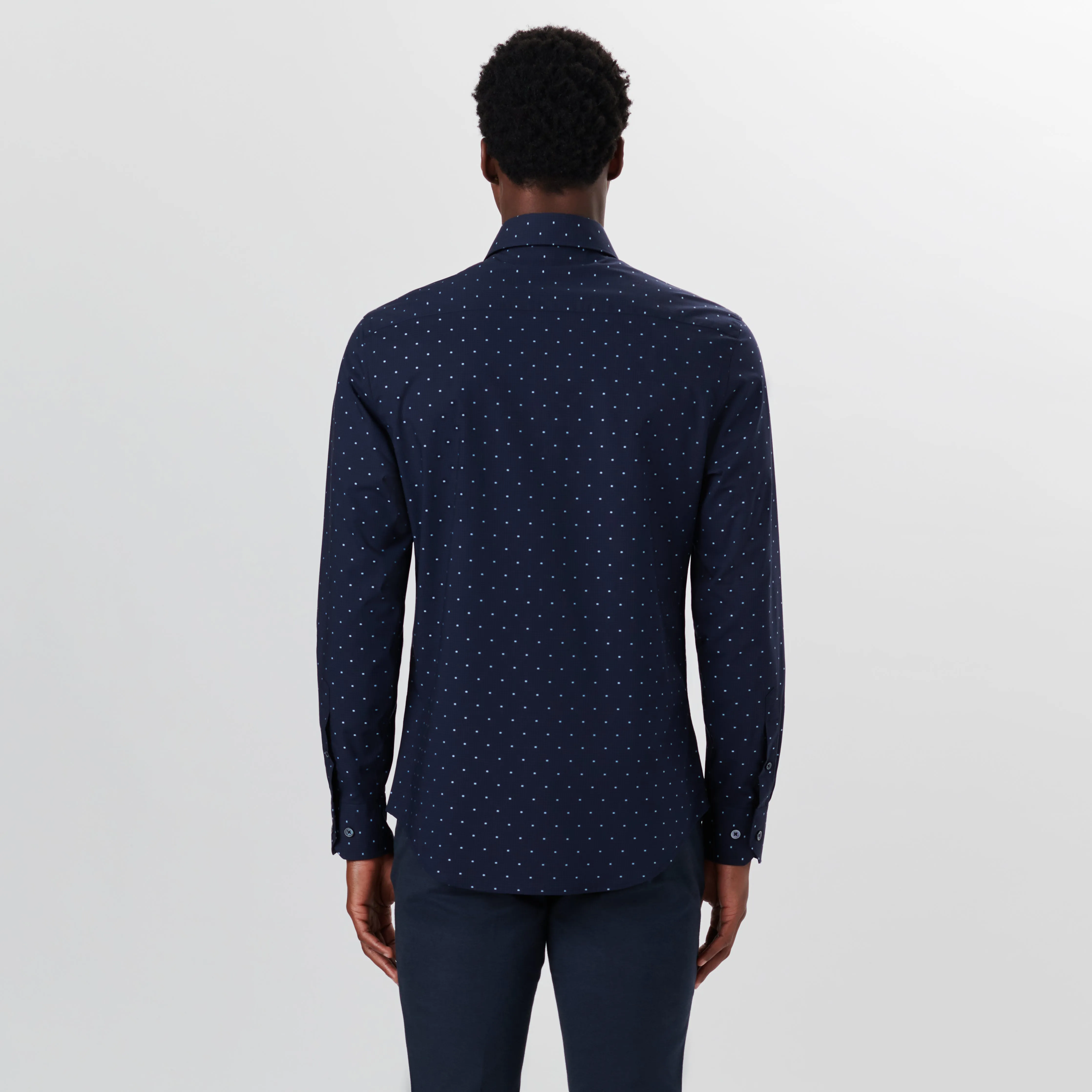 JULIAN Pin Check Shirt sold by Bugatchi product image thumbnail 4