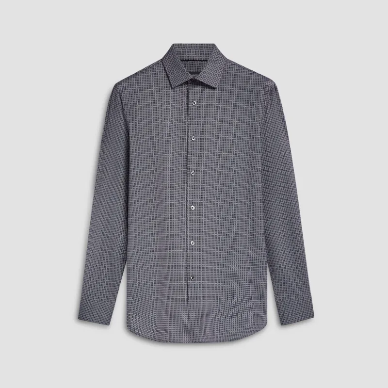 James Geometric Print OoohCotton Shirt sold by Bugatchi