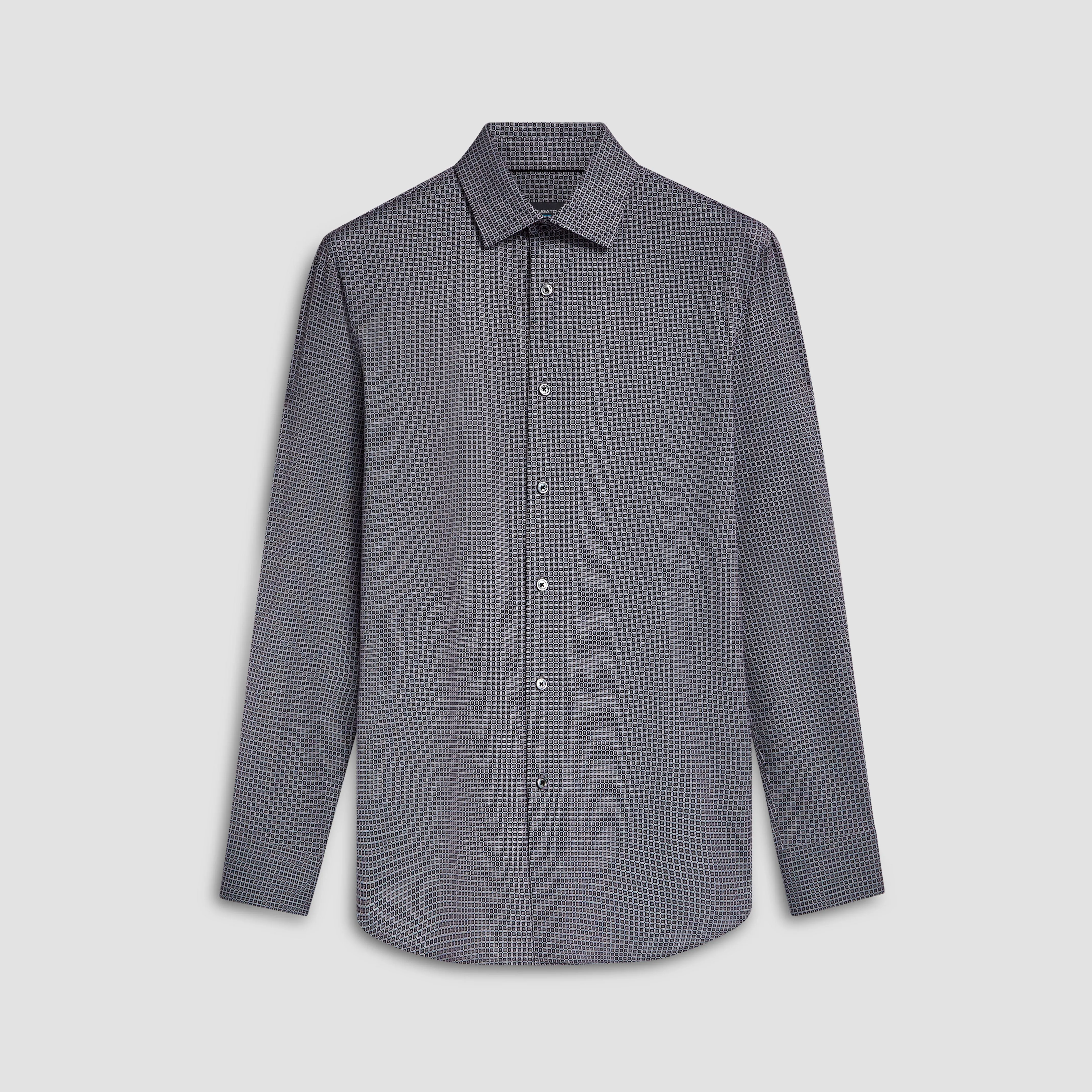 James Geometric Print OoohCotton Shirt sold by Bugatchi