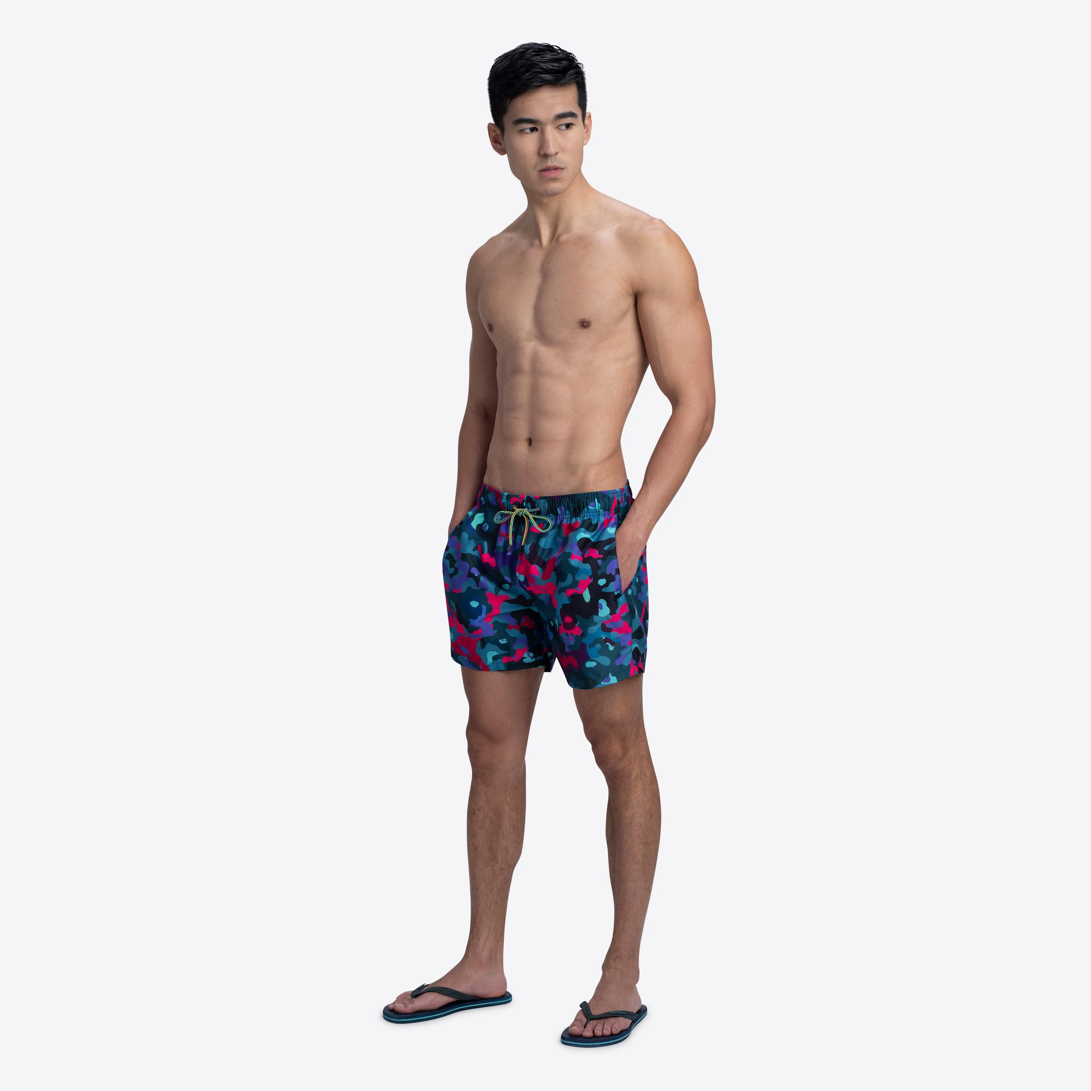 ARCHER Camouflage Print Swim Trunks sold by Bugatchi product image thumbnail 5