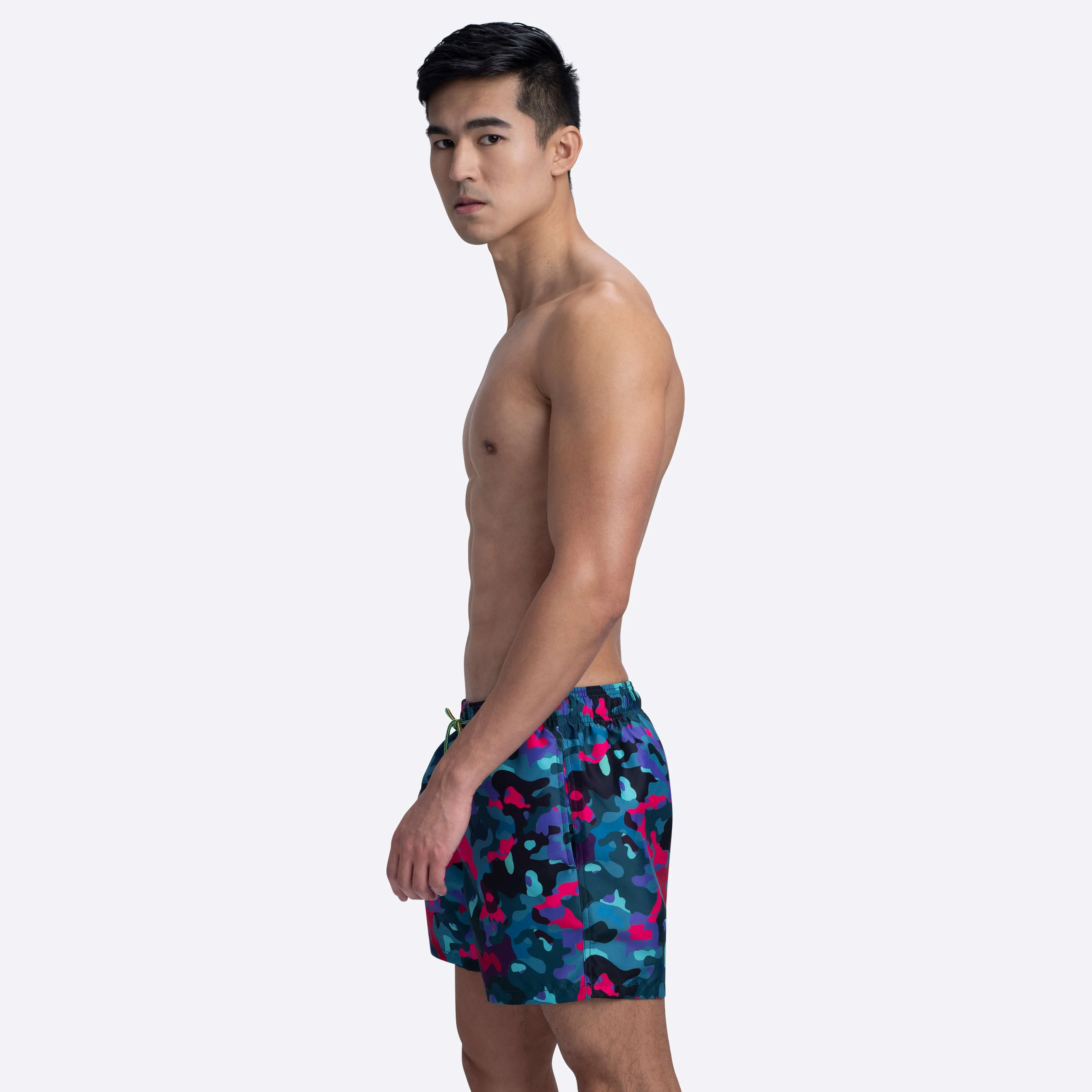 ARCHER Camouflage Print Swim Trunks sold by Bugatchi product image thumbnail 3