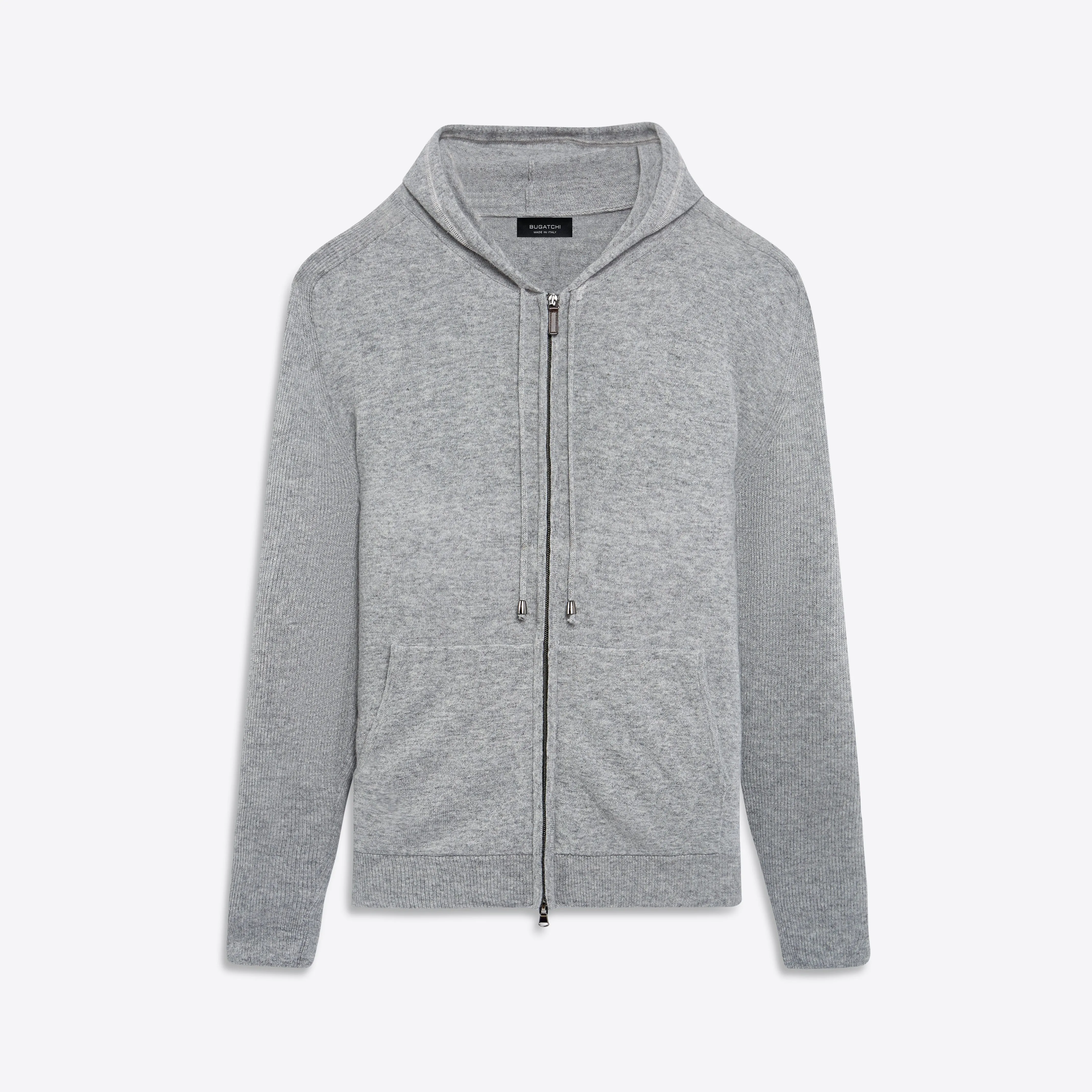 Full Zip Sweater With Hood sold by Bugatchi