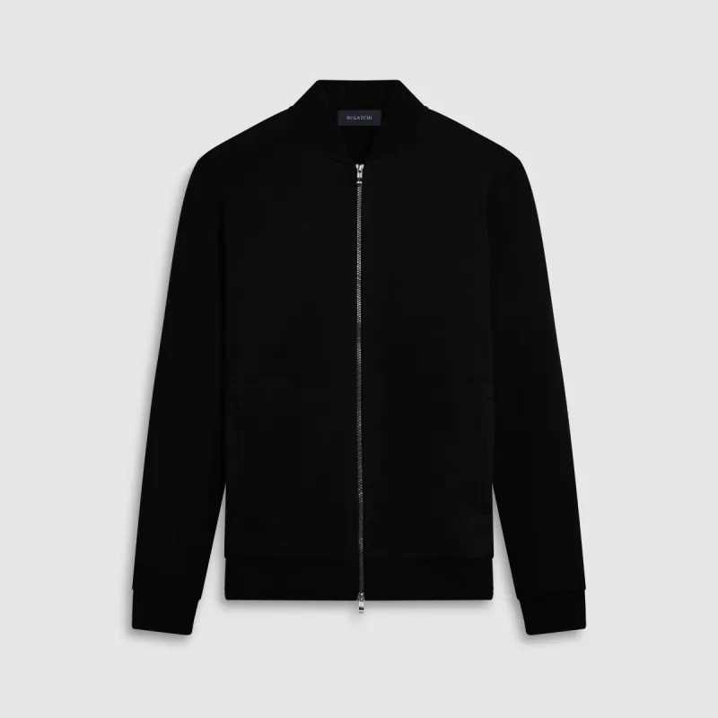 Soft Touch Knit Bomber Jacket sold by Bugatchi
