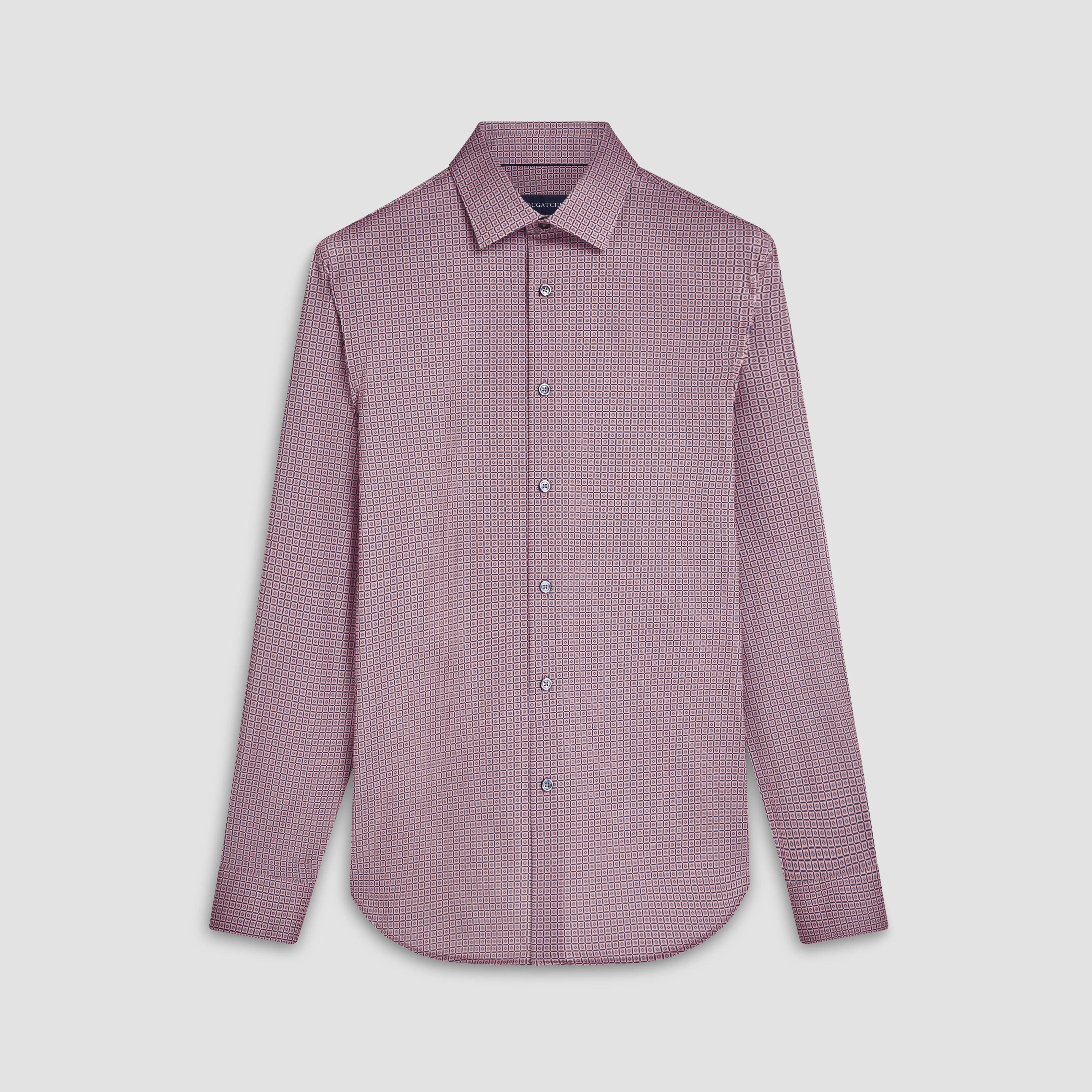 James Geometric OoohCotton Shirt sold by Bugatchi