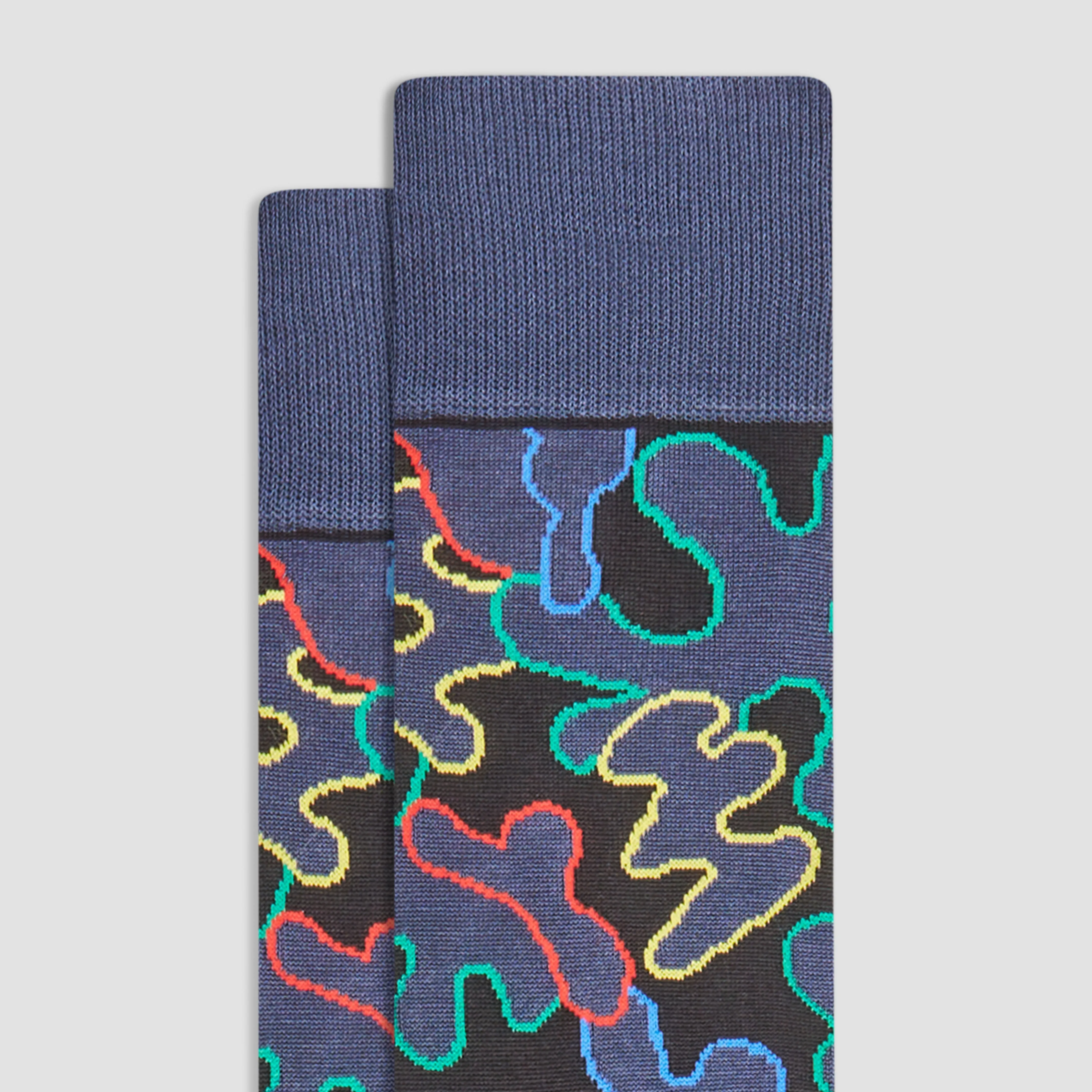 Abstract Mid-Calf Socks sold by Bugatchi product image thumbnail 2