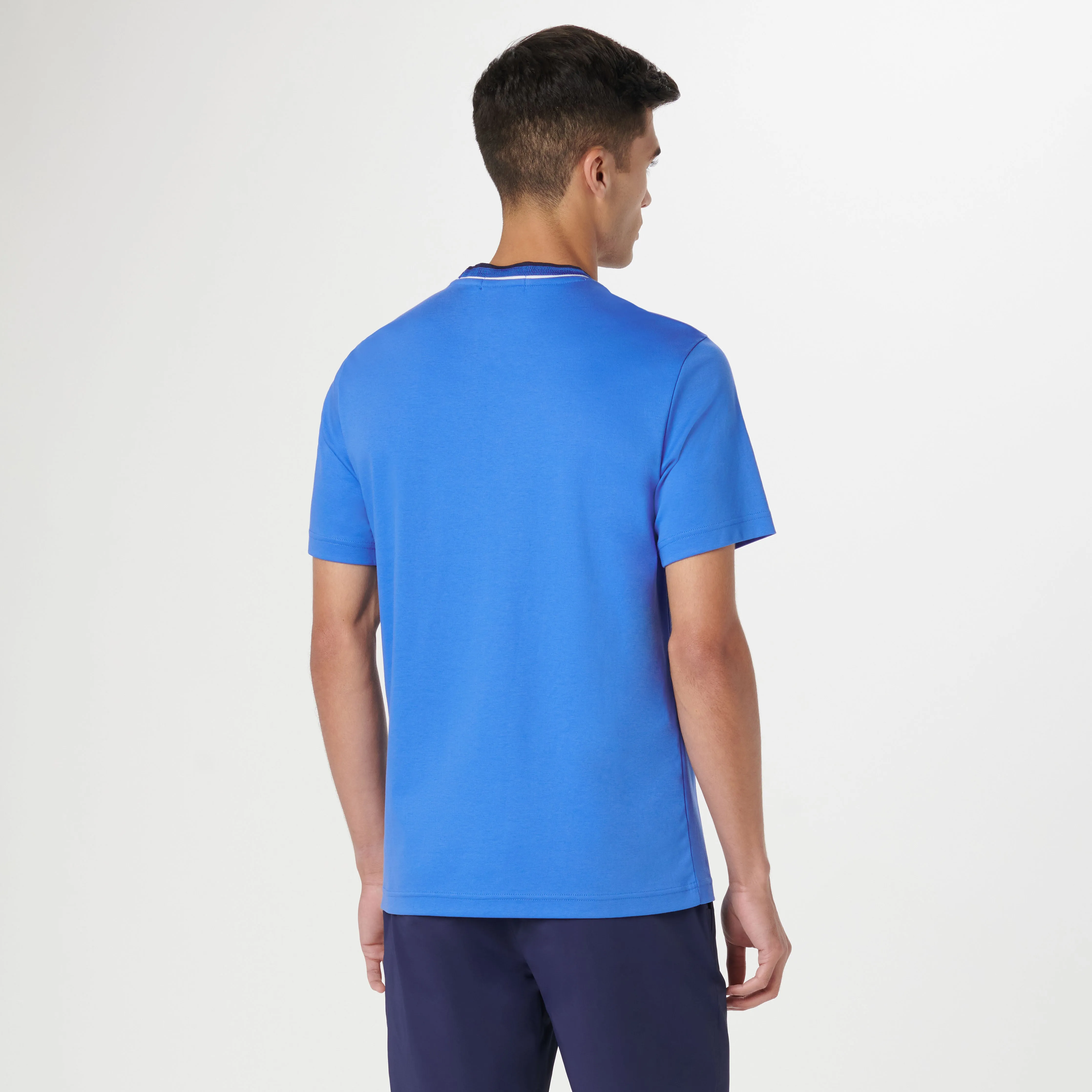 Crew Neck Pima T-Shirt sold by Bugatchi product image thumbnail 4