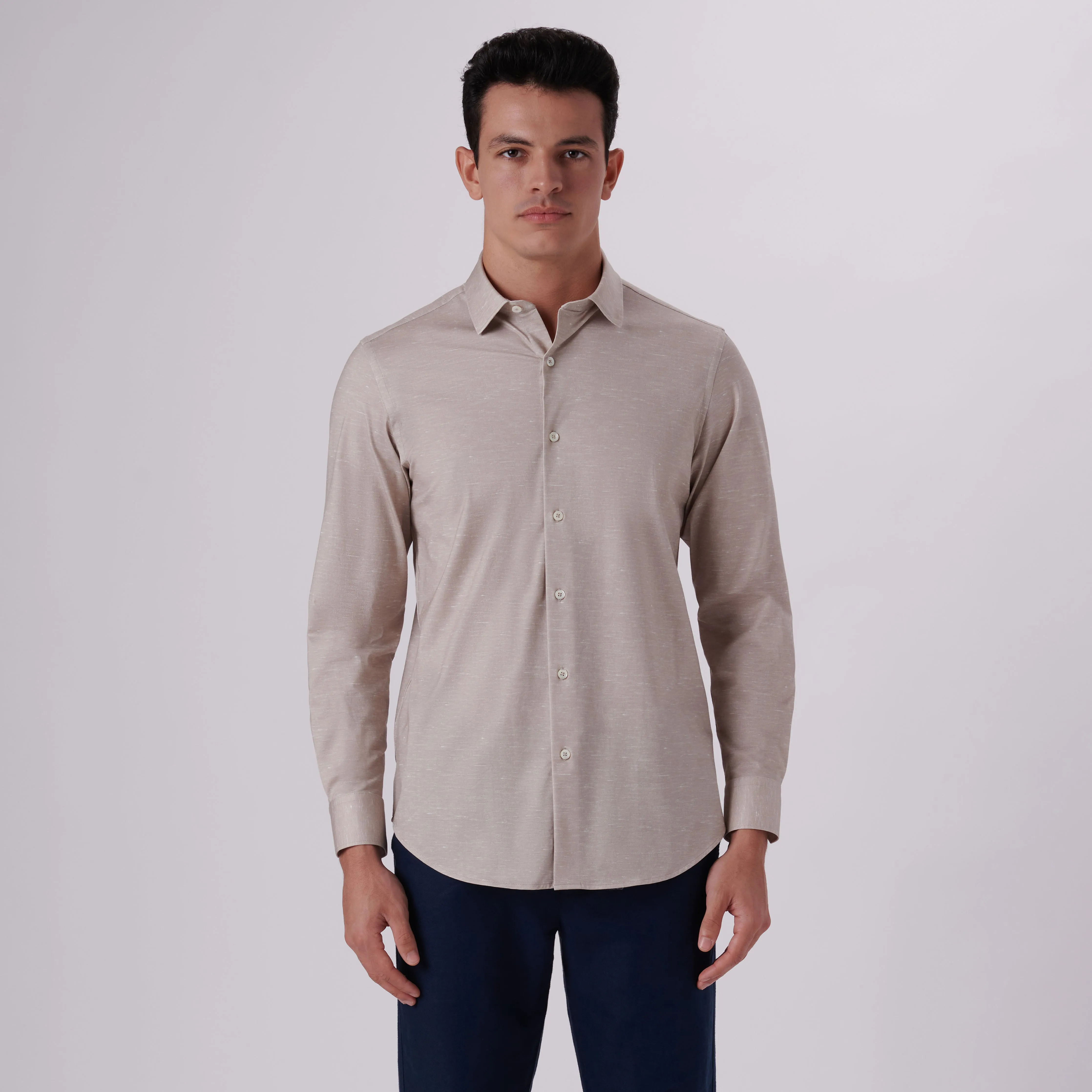 James Heather Print OoohCotton Shirt sold by Bugatchi product image thumbnail 2