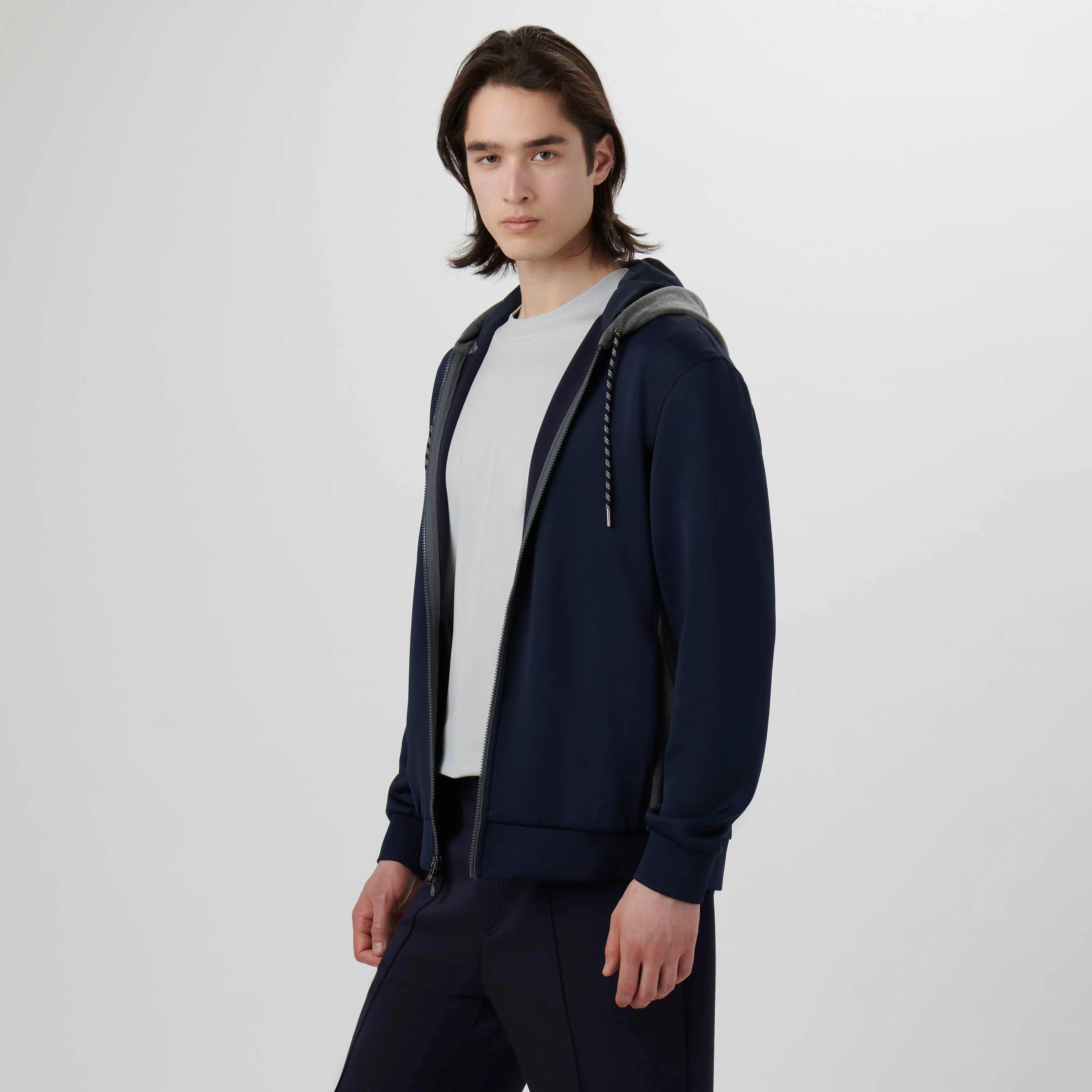 Soft Touch Hoodie Jacket sold by Bugatchi product image thumbnail 3