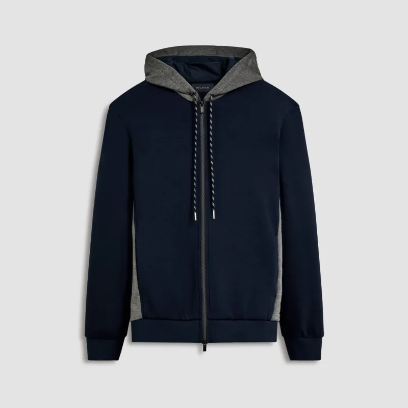 Soft Touch Hoodie Jacket sold by Bugatchi