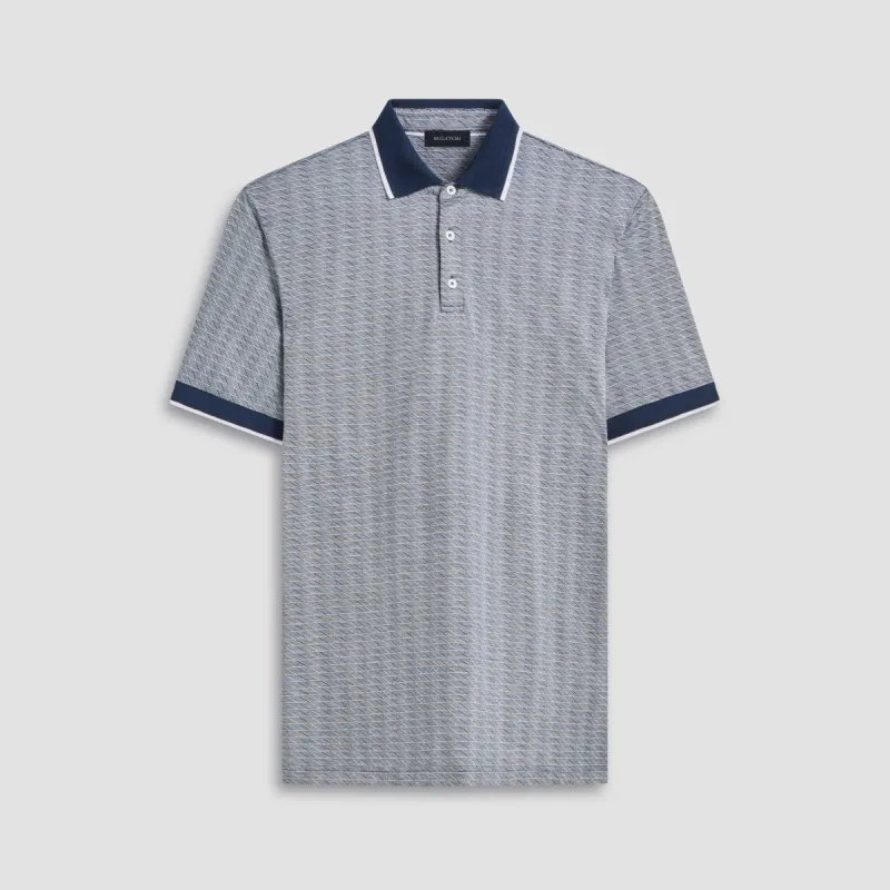Geometric Polo sold by Bugatchi