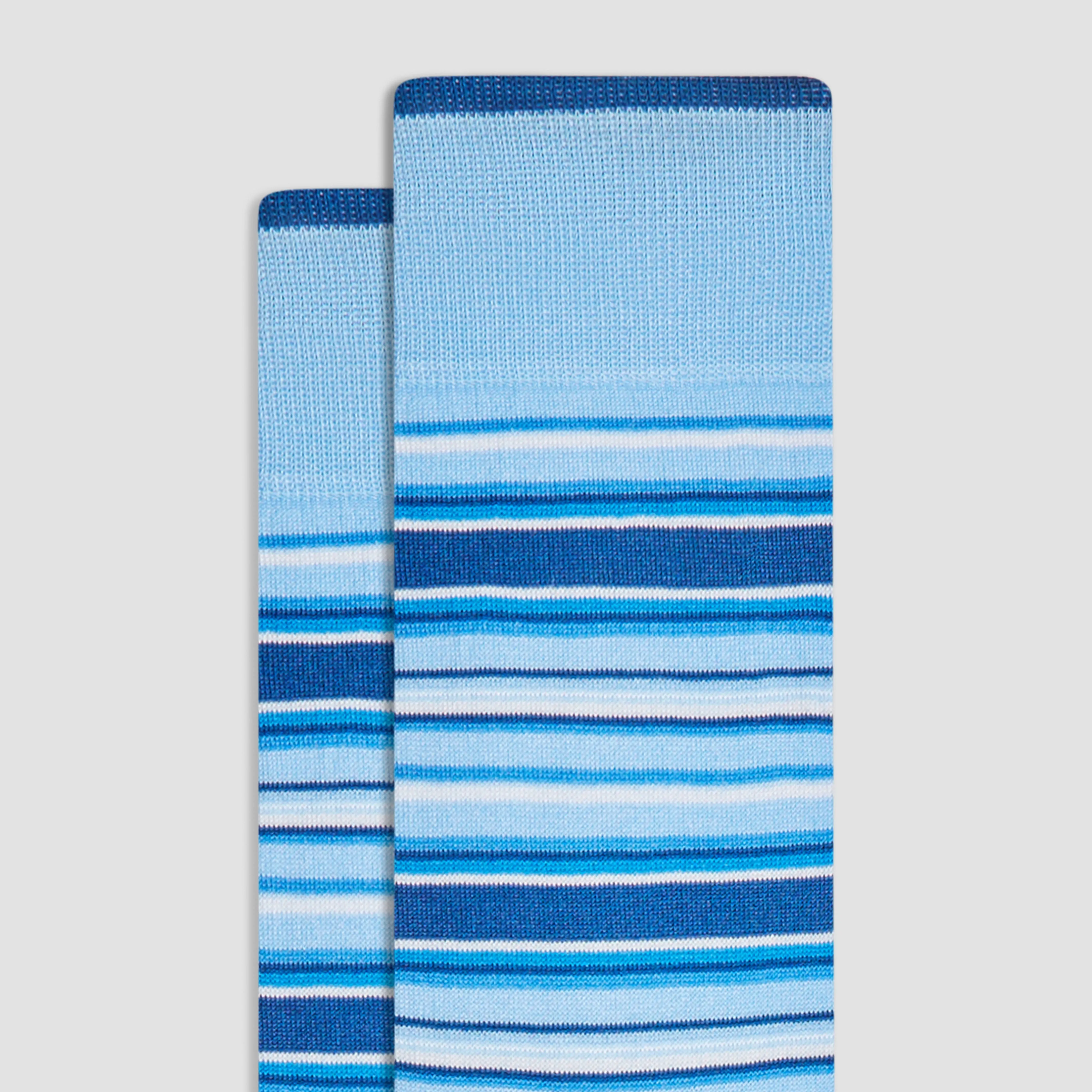 Striped Mid-Calf Socks sold by Bugatchi product image thumbnail 2