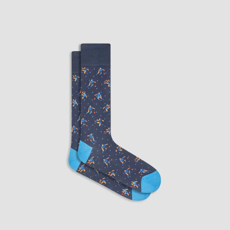 Soccer Player Mid-Calf Socks sold by Bugatchi