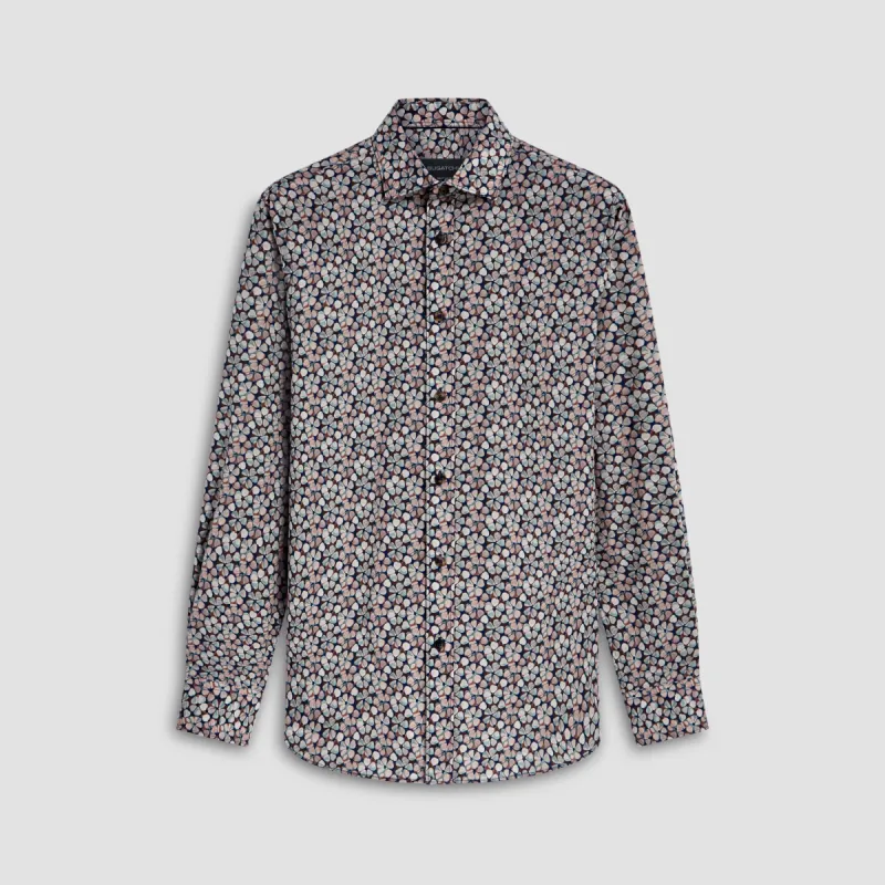 Axel Abstract Print Shirt sold by Bugatchi