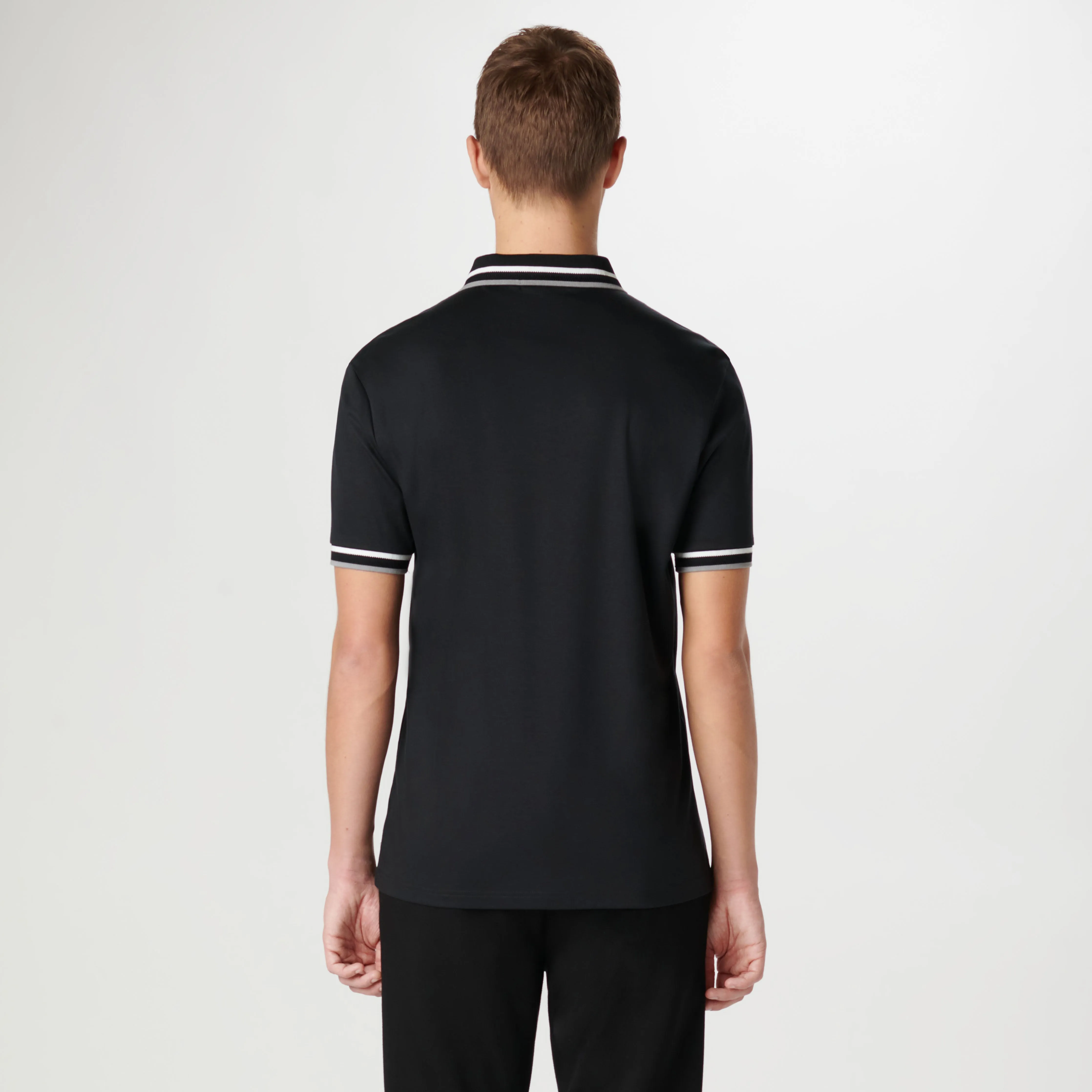 Tipped Solid Polo sold by Bugatchi product image thumbnail 4