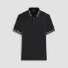 Tipped Solid Polo sold by Bugatchi