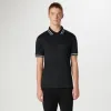 Tipped Solid Polo sold by Bugatchi