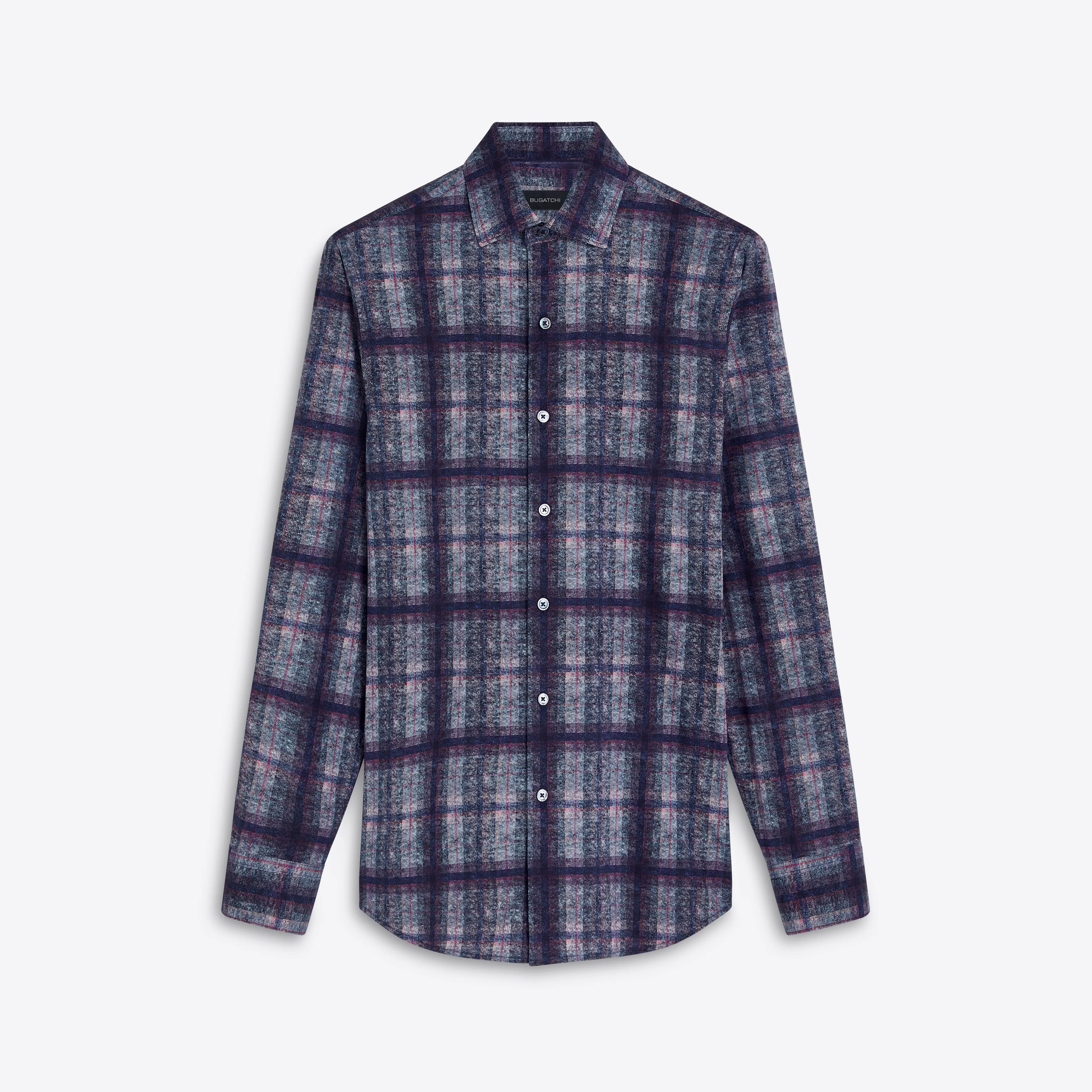 AXEL Plaid Check Shirt sold by Bugatchi