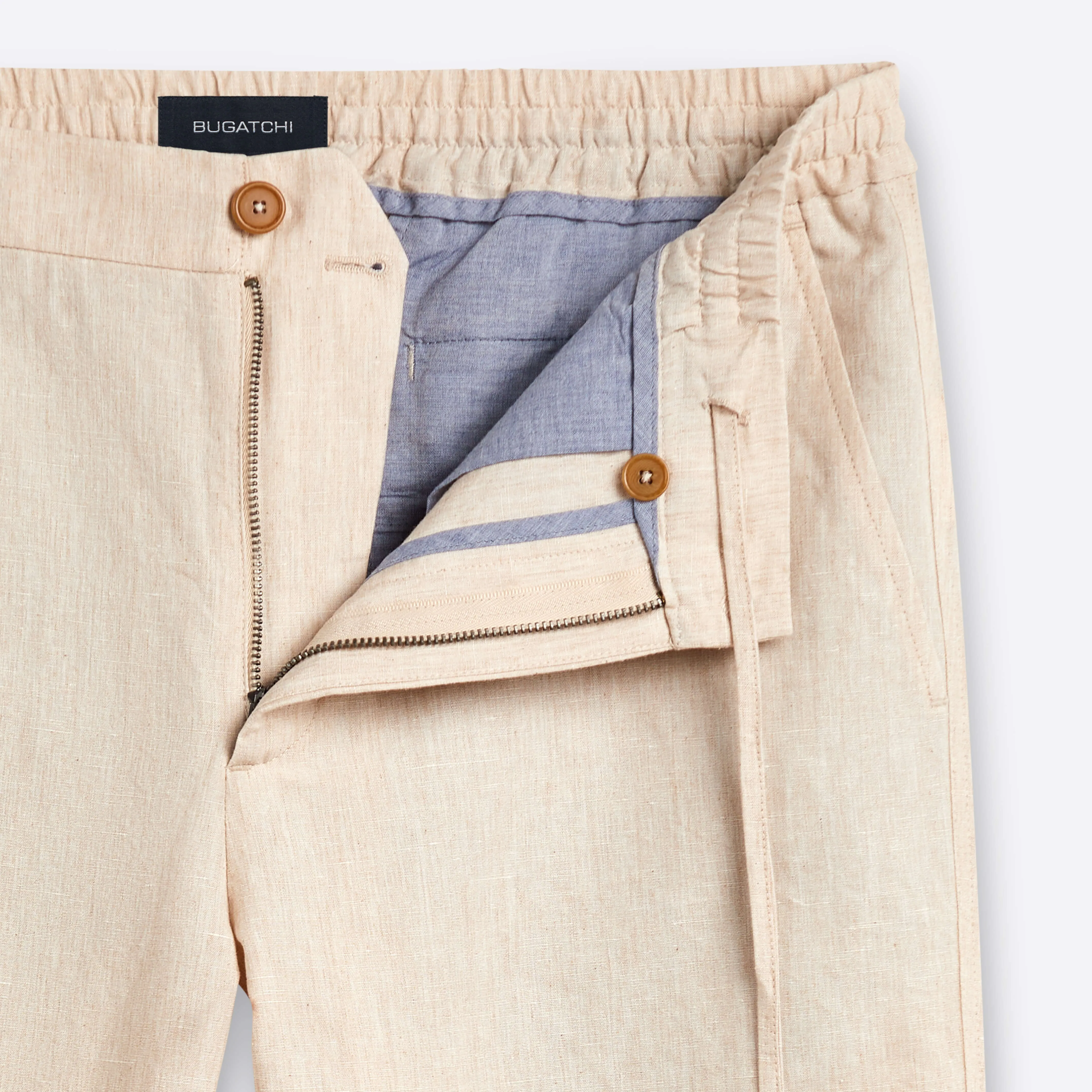 Dominic Flat Front Casual Pant sold by Bugatchi product image thumbnail 3