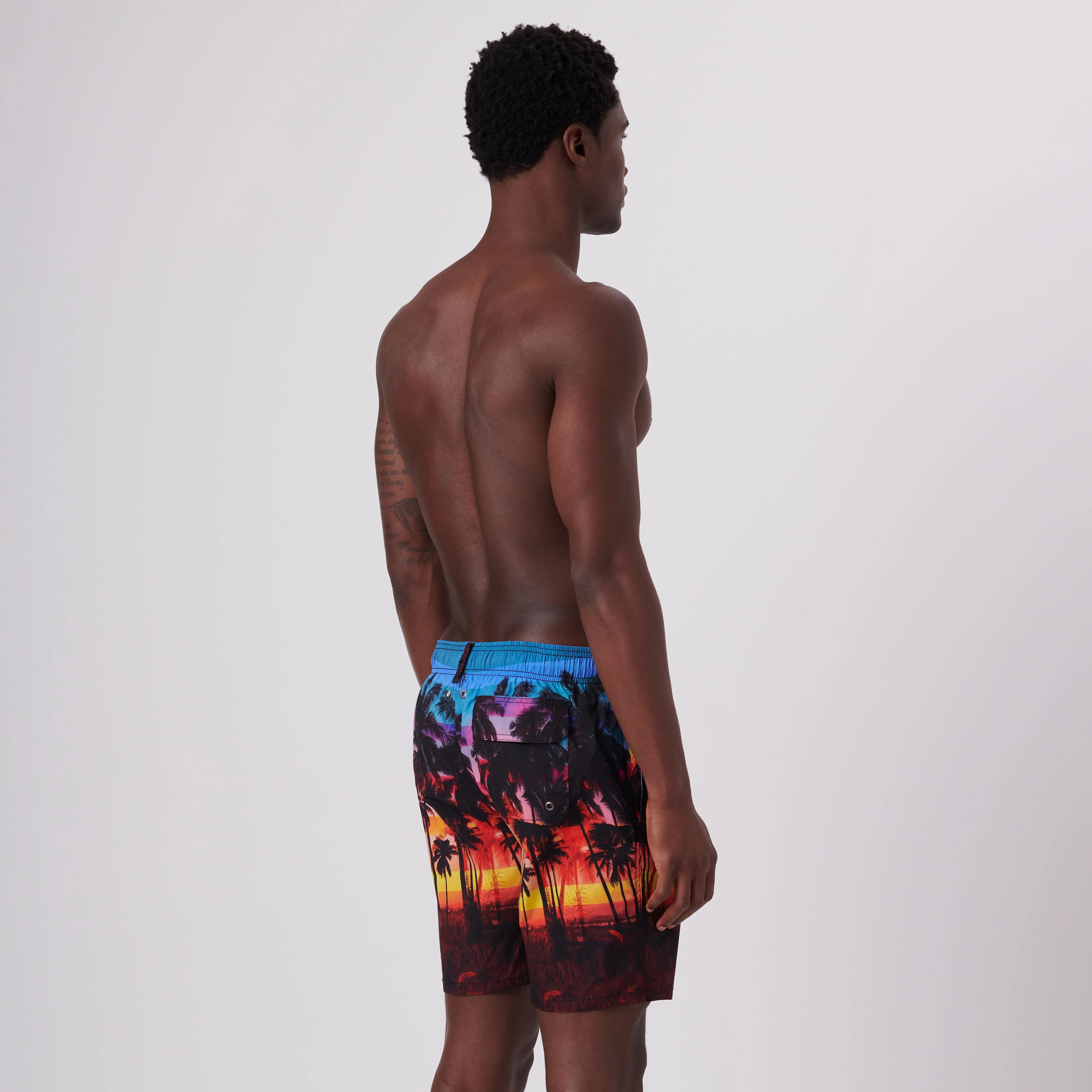 Cosmo Tropical Sunset Swim Trunks sold by Bugatchi product image thumbnail 5
