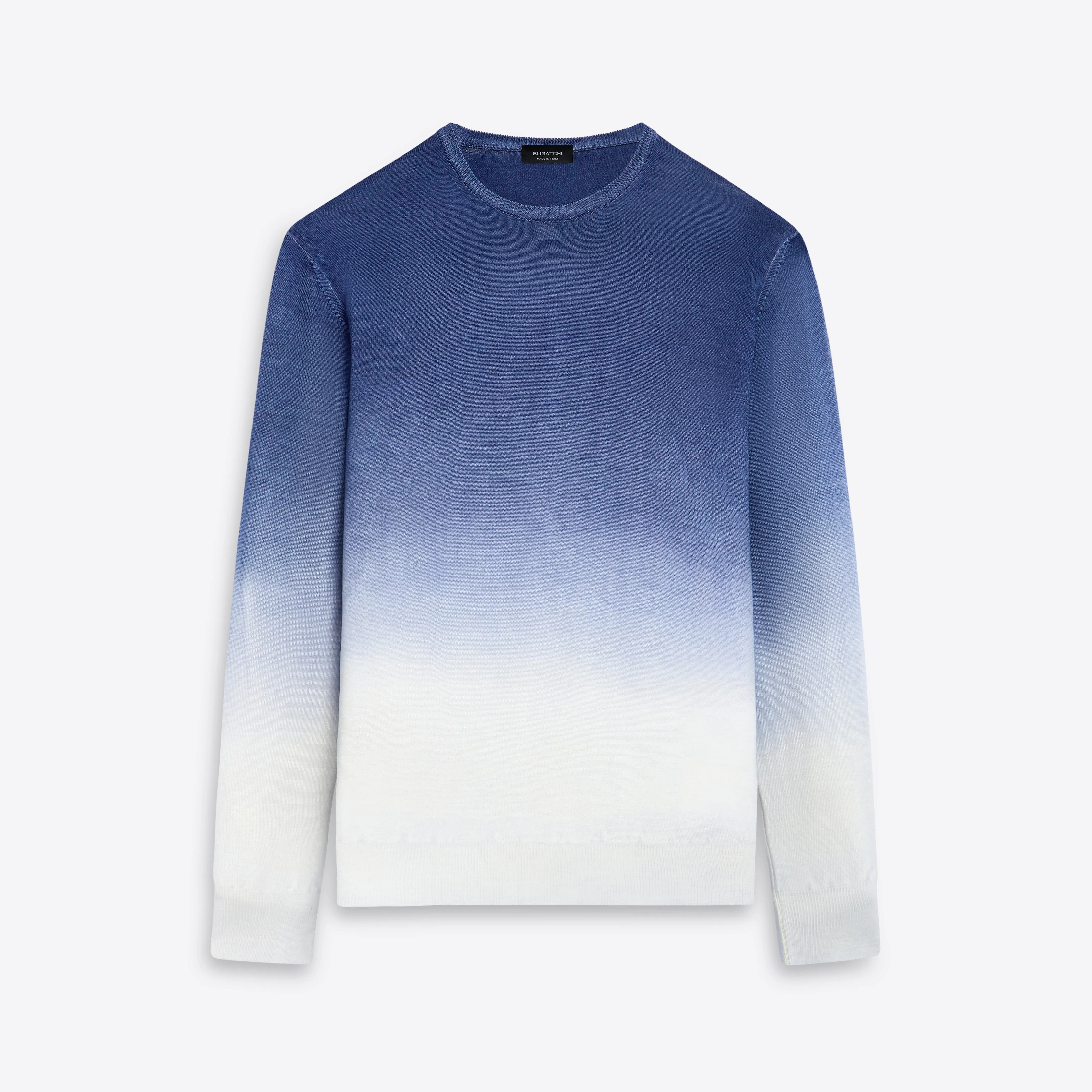 Crew Neck Dip Dyed Ombre Sweater sold by Bugatchi