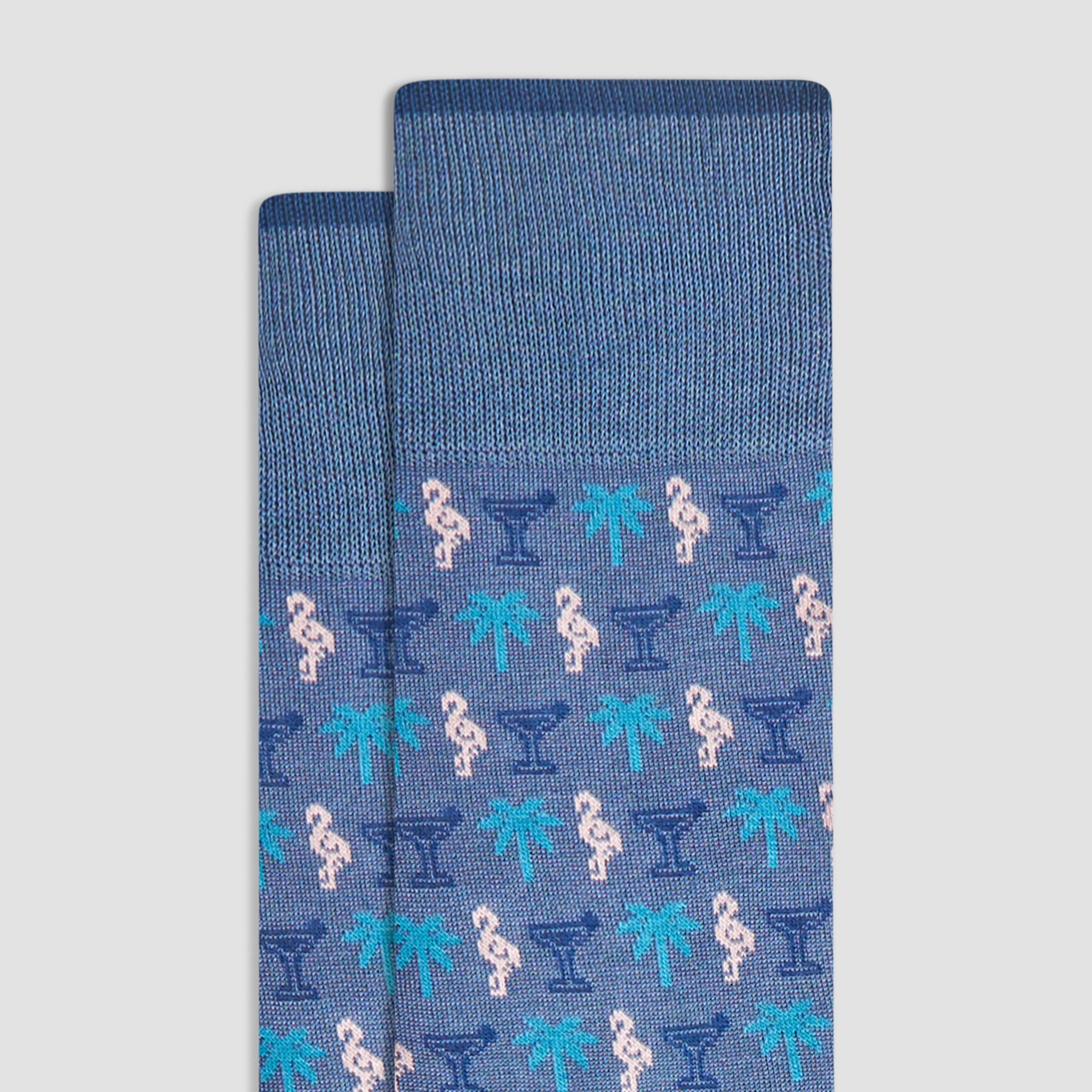 Tropical Mid-Calf Socks sold by Bugatchi product image thumbnail 2