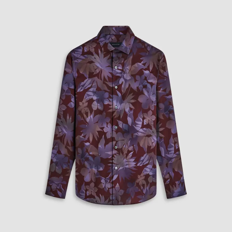 Julian Leaf Print Shirt sold by Bugatchi
