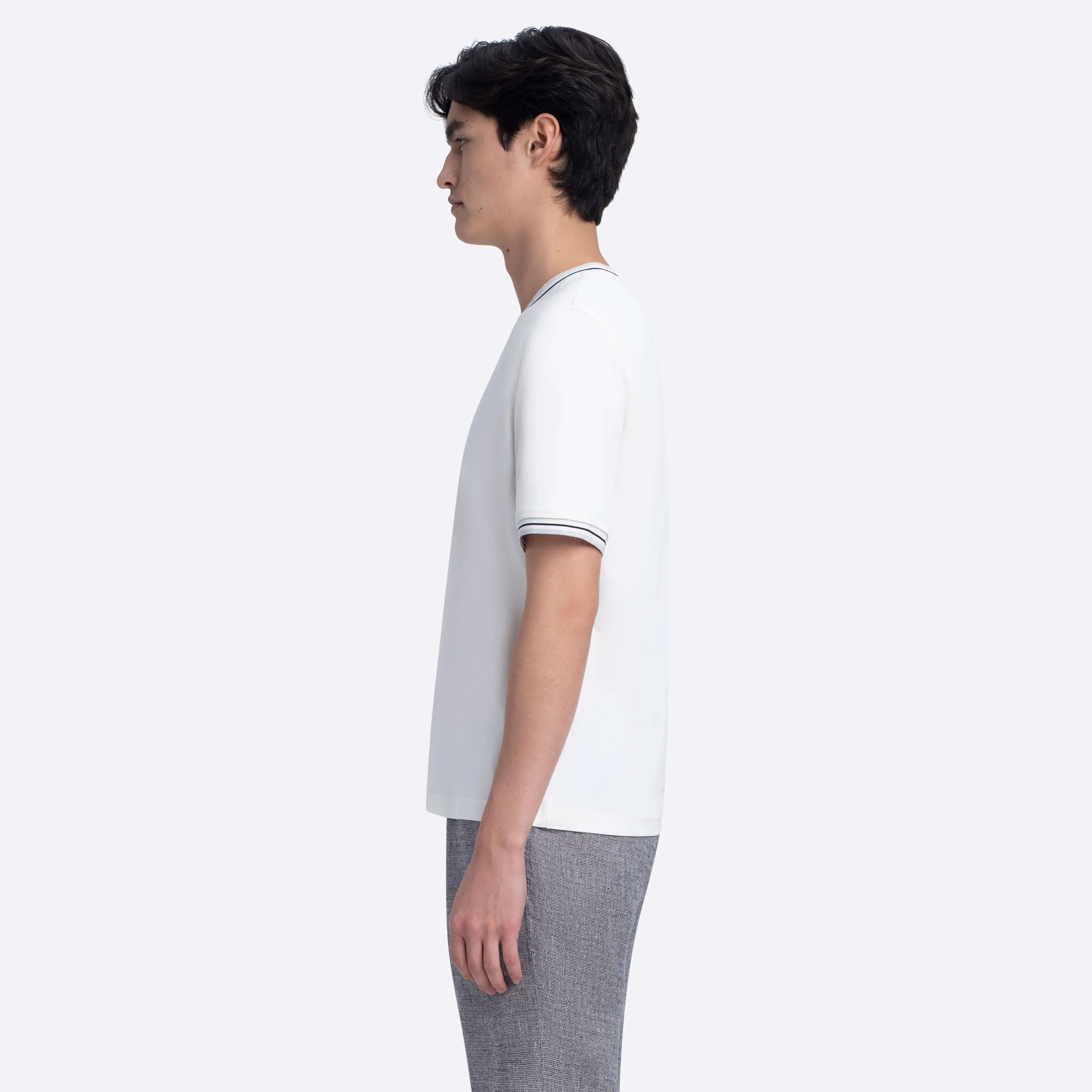 Short Sleeve V-Neck Shirt sold by Bugatchi product image thumbnail 3
