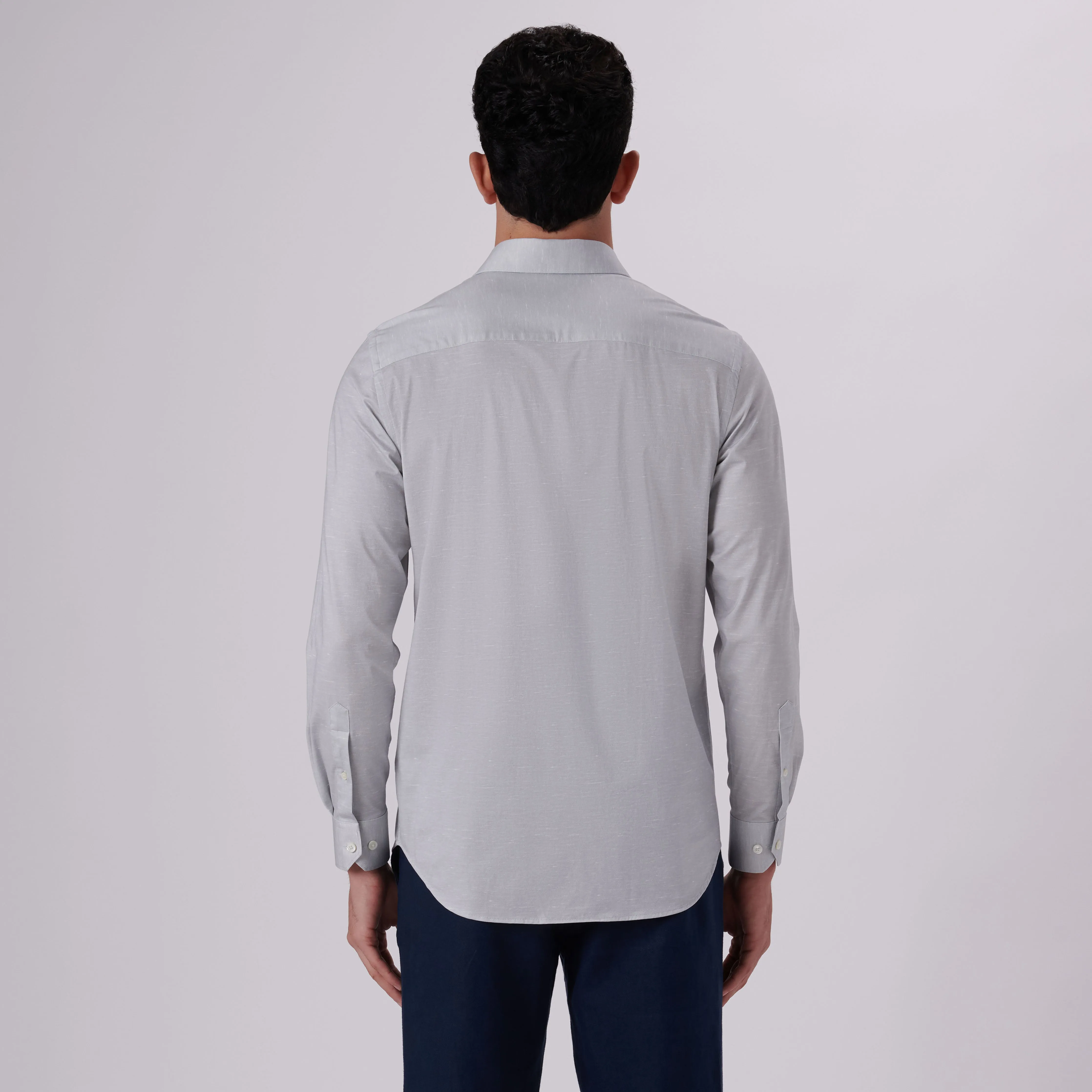 James Heather Print OoohCotton Shirt sold by Bugatchi product image thumbnail 4