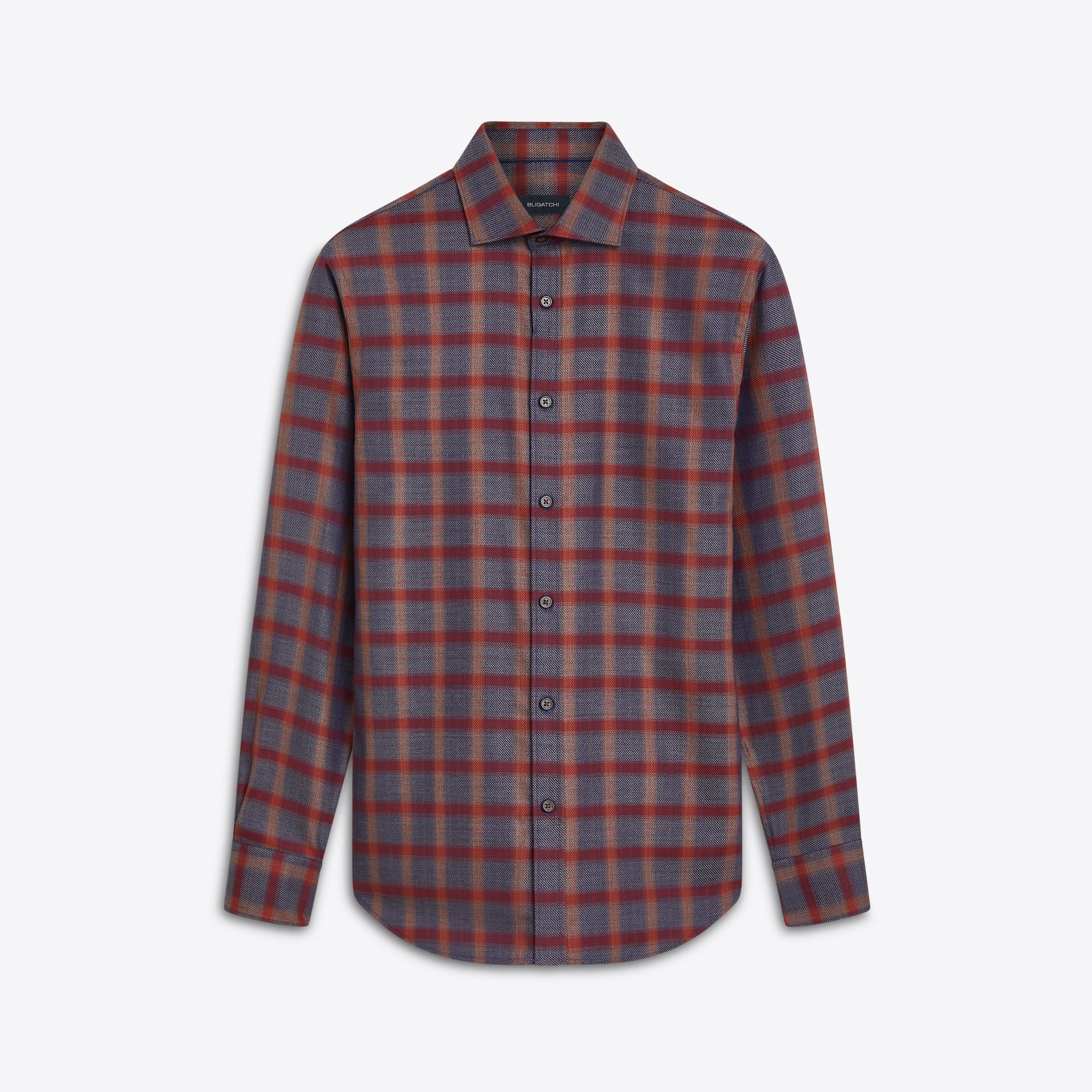 AXEL Windowpane Check Shirt sold by Bugatchi