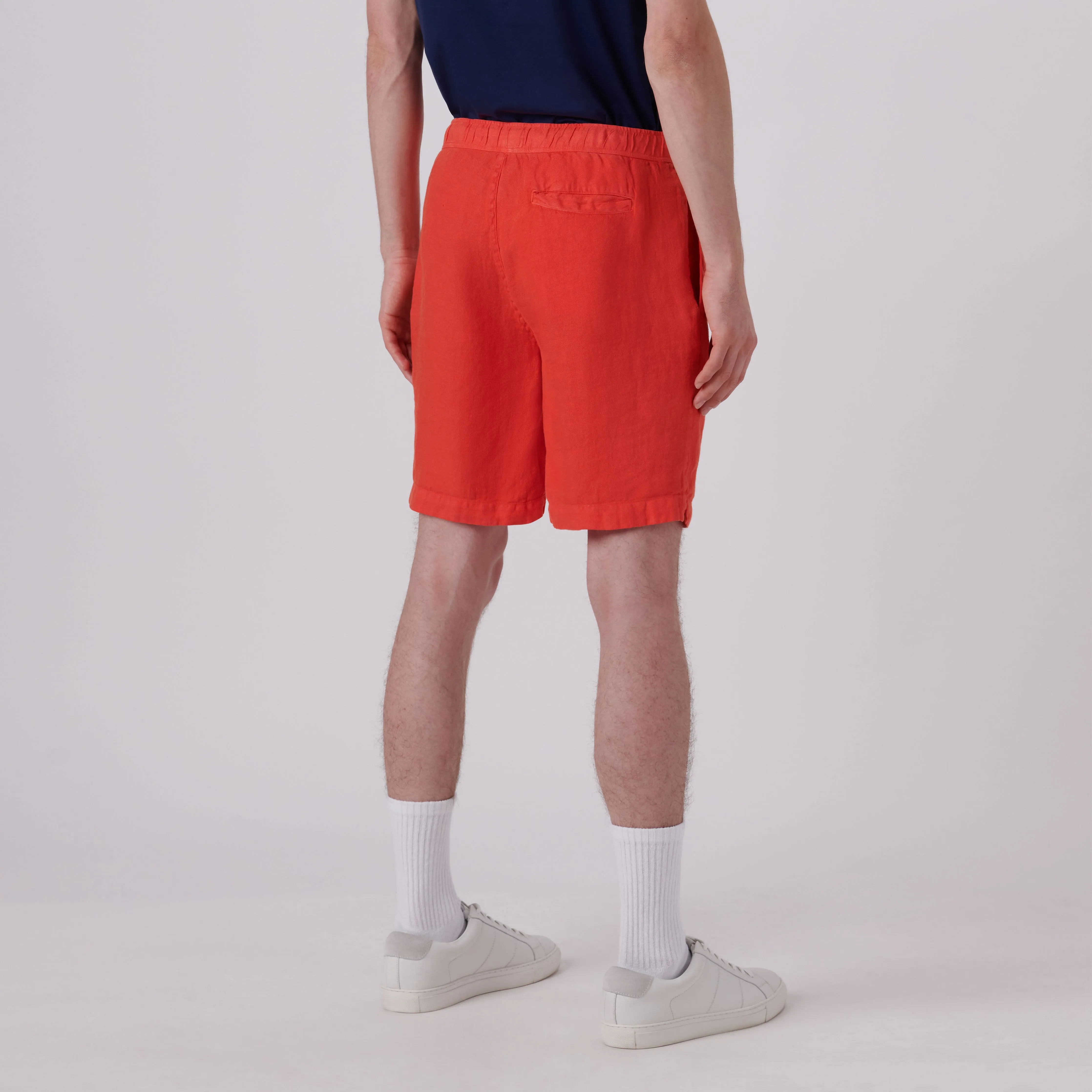 Linen Bermuda Shorts sold by Bugatchi product image thumbnail 4