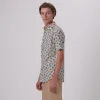 Orson Palm Tree Print Short Sleeve Shirt sold by Bugatchi