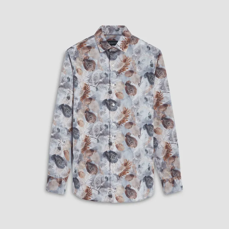 Julian Paisley Print Shirt sold by Bugatchi