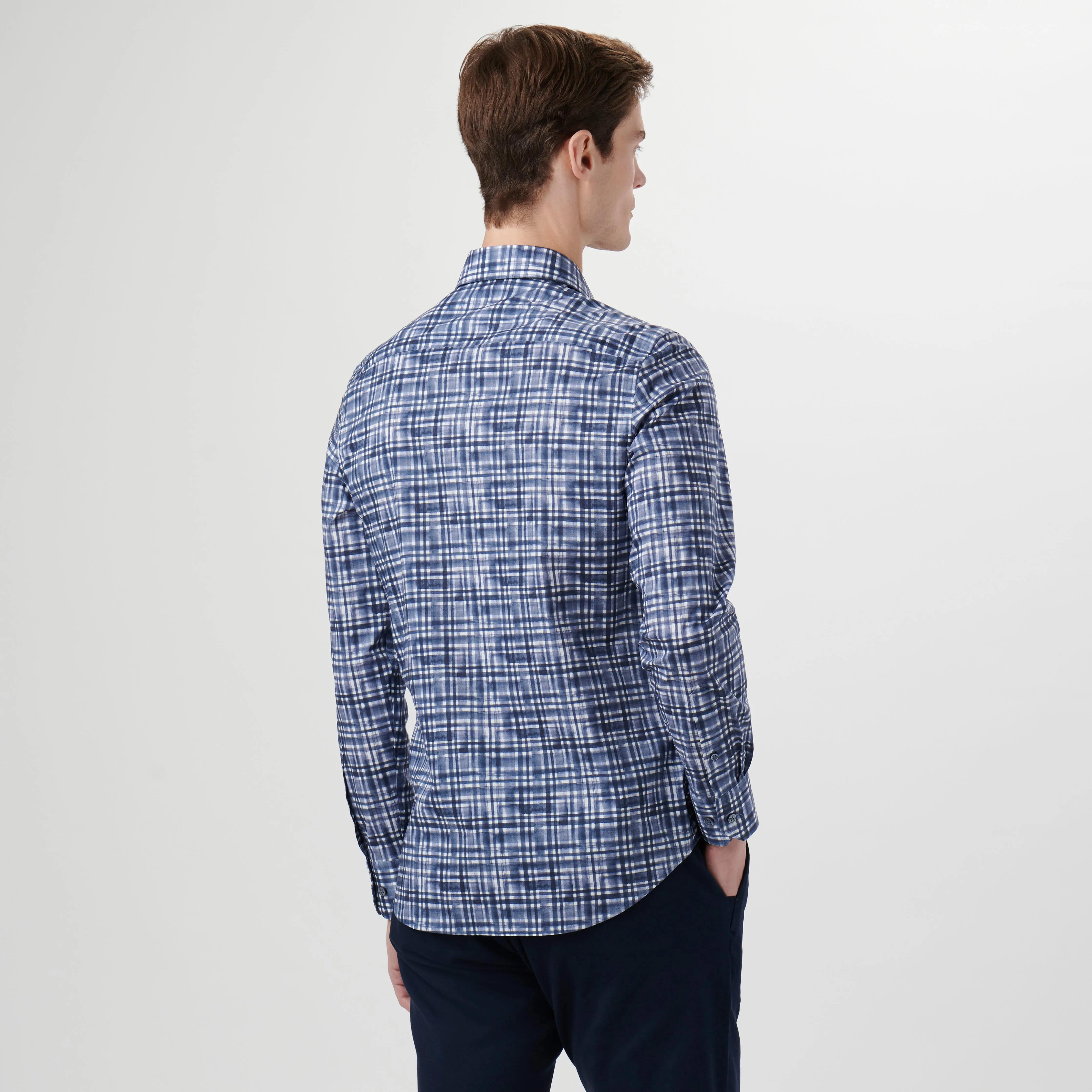 Julian Airbrush Print Shirt sold by Bugatchi product image thumbnail 4